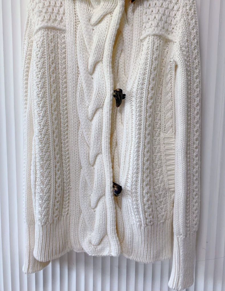 Loro Piana LORO PIANA Cow horned cashmere pullover sweater Size XS / US 0-2 / IT 36-38 - 3 Thumbnail