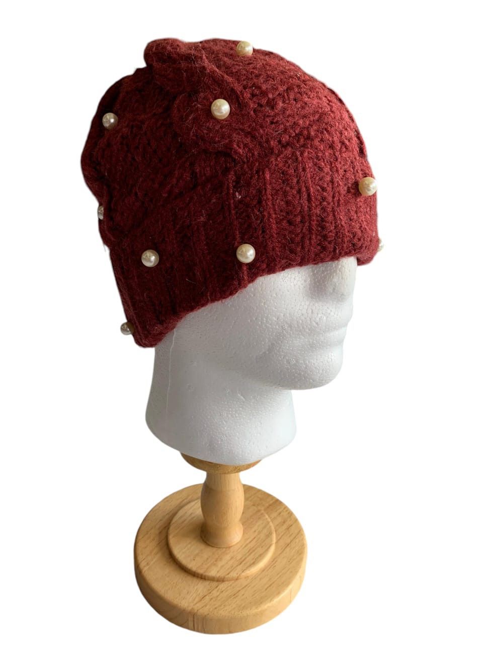 Japanese Brand × Kapital × Vintage Punk Bondage Style Knitted Beanie Hat☠️☠️ Size ONE SIZE - 3 Thumbnail