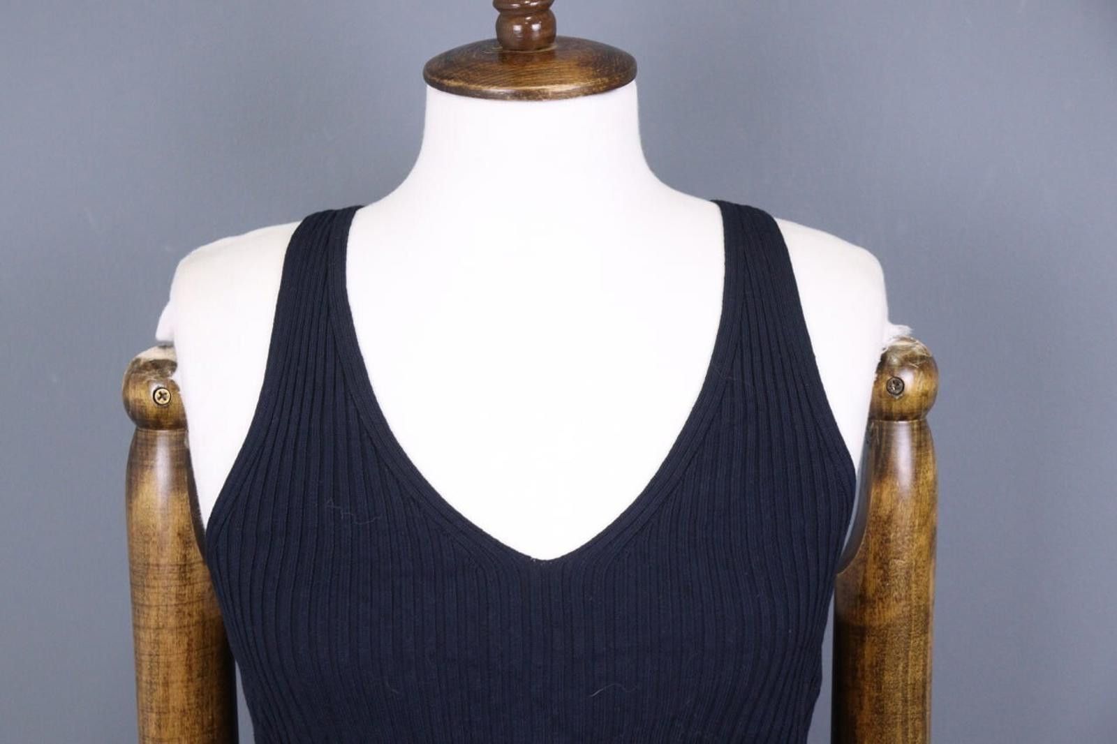 Designer Ivko Knitted Camisole Structure Pattern Shirt Blouse Size S Size S / US 4 / IT 40 - 4 Thumbnail