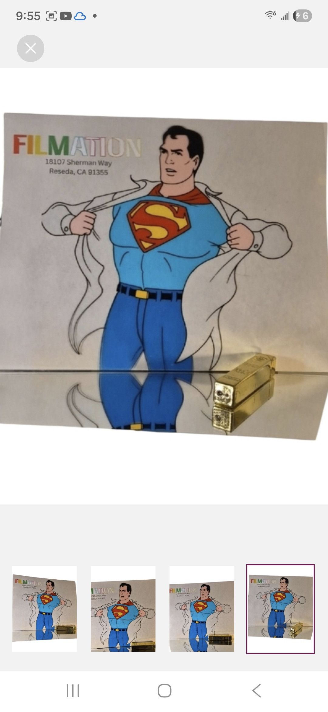Other SUPERMAN Animation Cel Print - SUPERFRIENDS F1. Size ONE SIZE - 3 Thumbnail