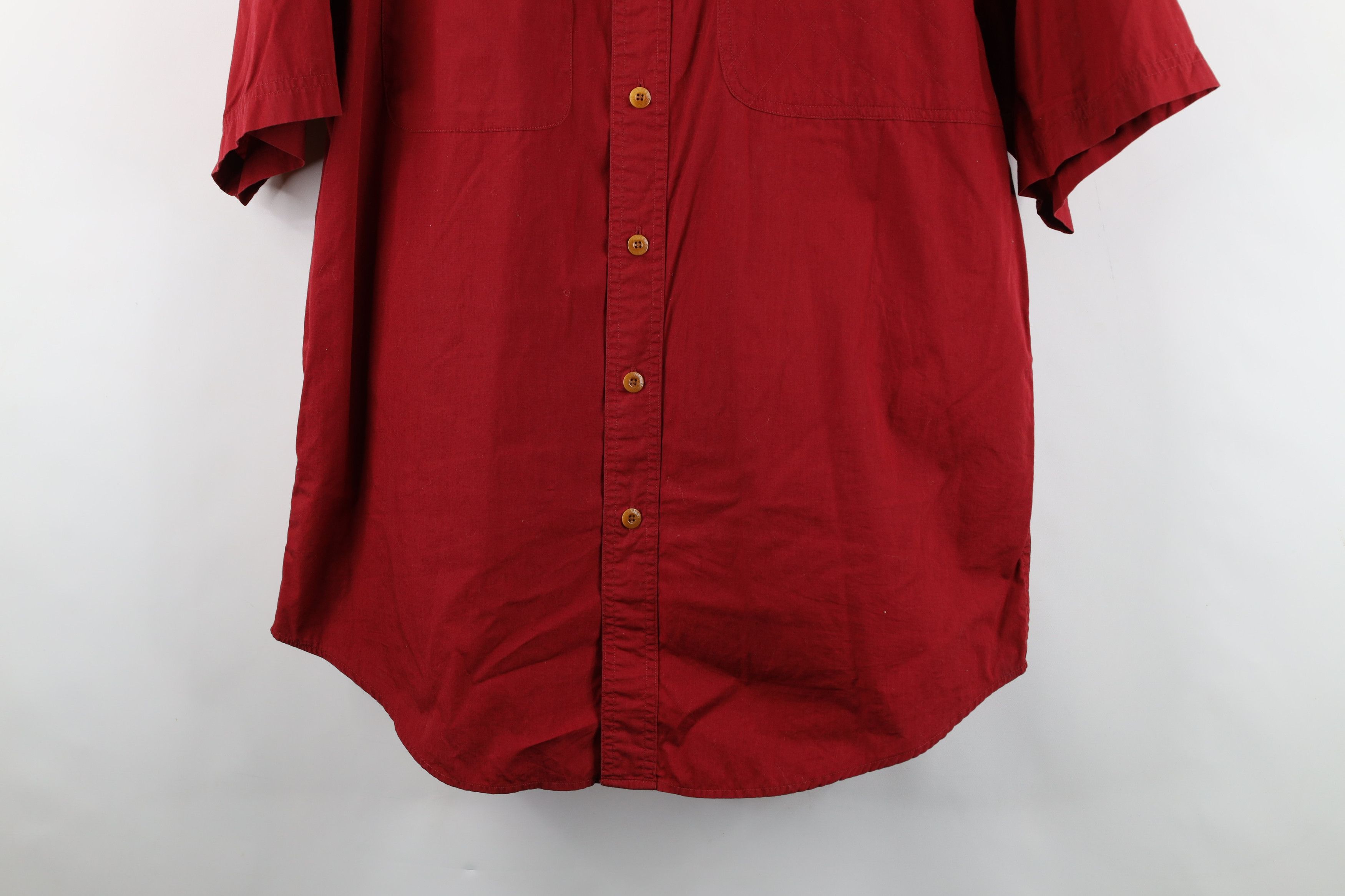 Orvis Vintage 90s Orvis Safari Bush Shooting Button Shirt Red Size US M / EU 48-50 / 2 - 3 Thumbnail