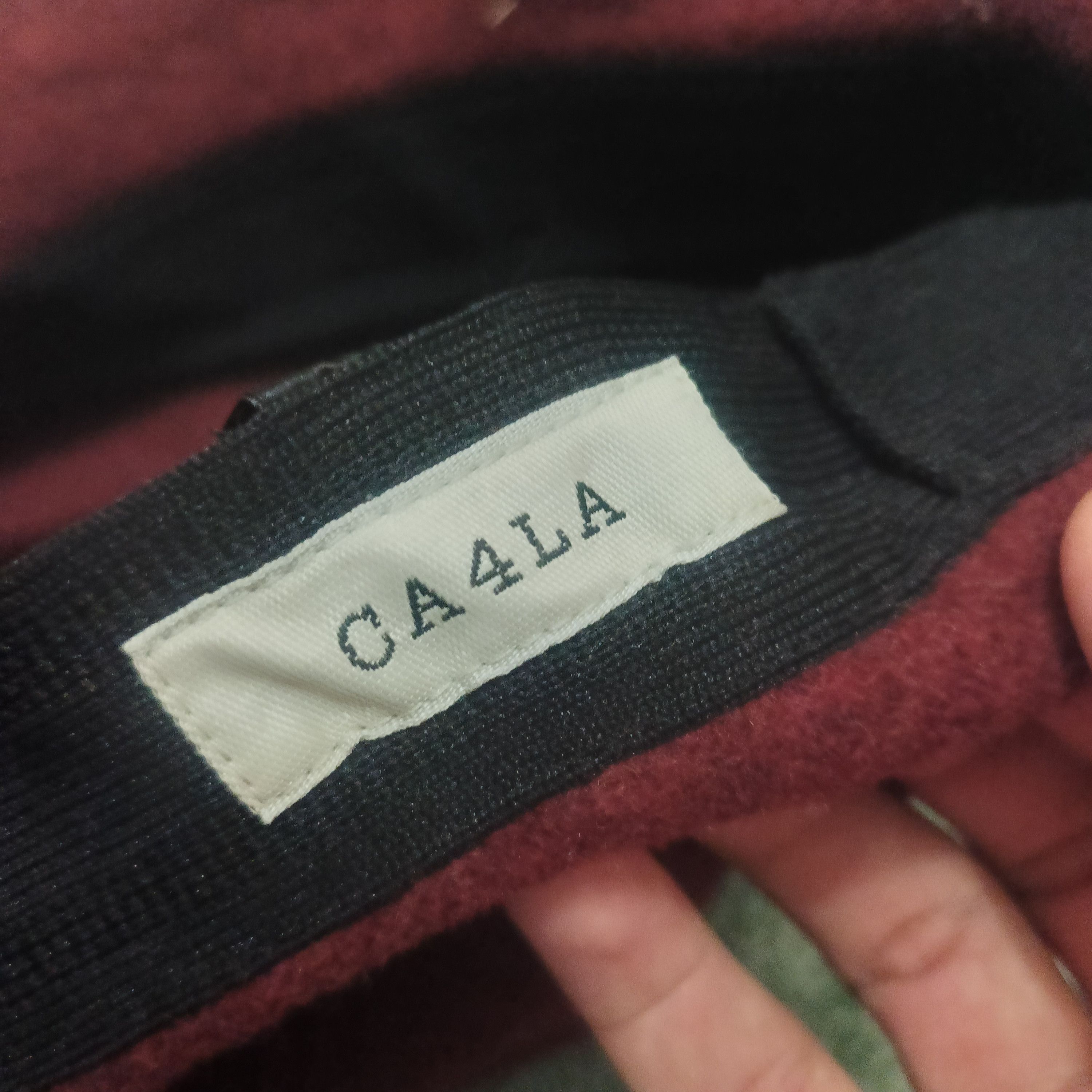 CA4LA Casira Ca4La Beret Hat Wool Maroon Size ONE SIZE - 5 Thumbnail