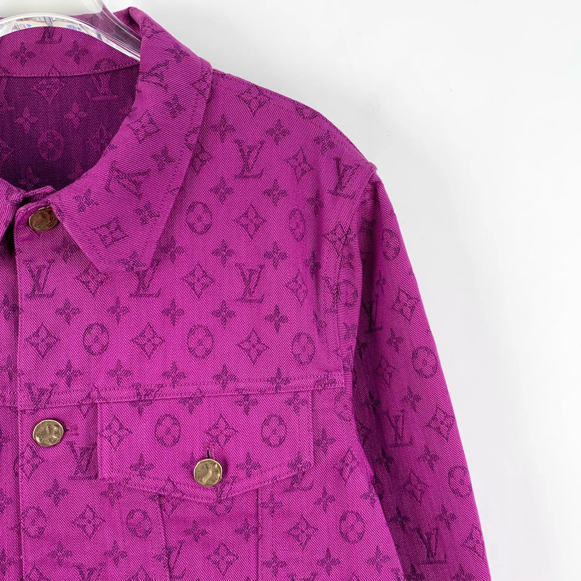Louis Vuitton louis vuitton purple denim jacket Size US M / EU 48-50 / 2 - 3 Thumbnail