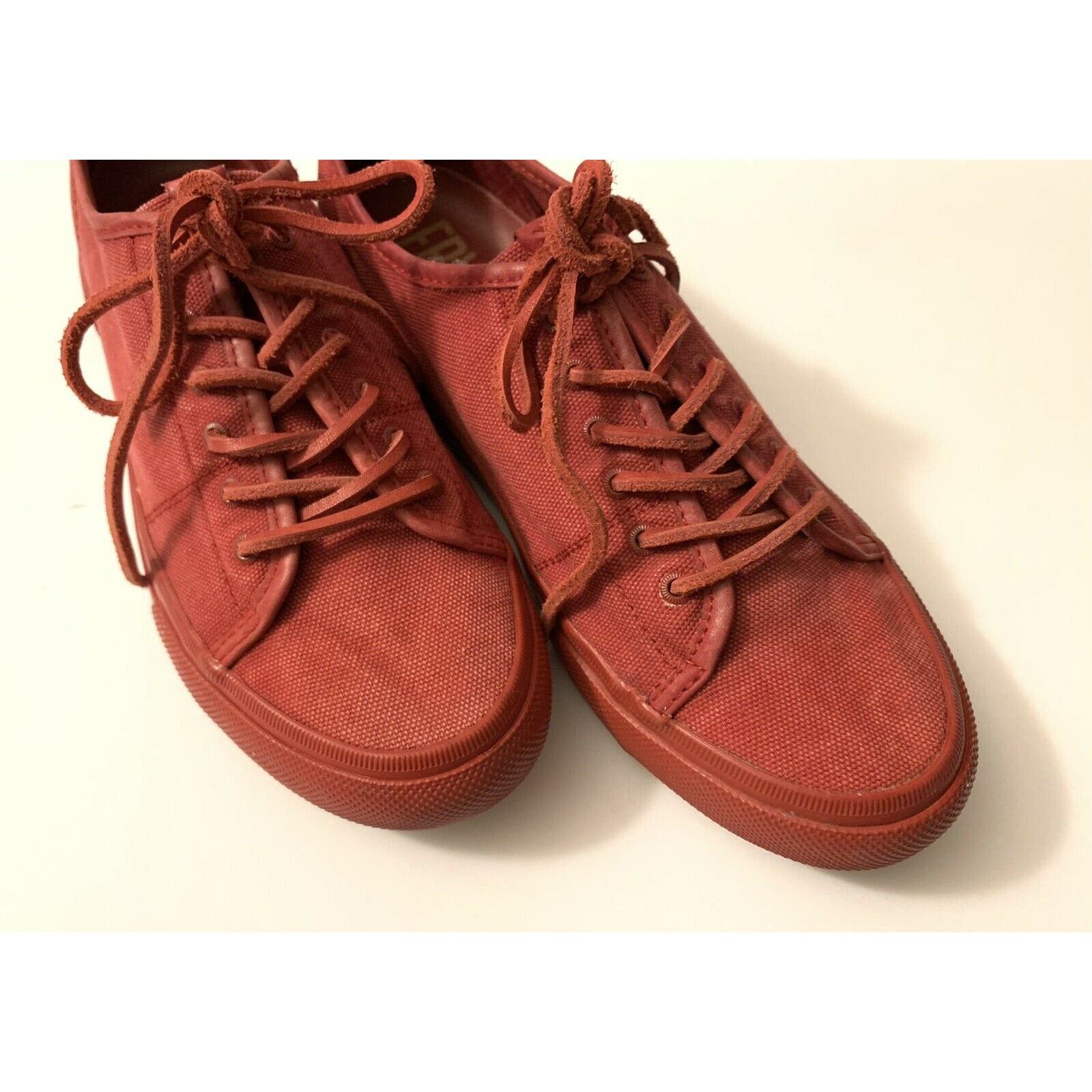 Frye gia canvas low fashion lace sneakers