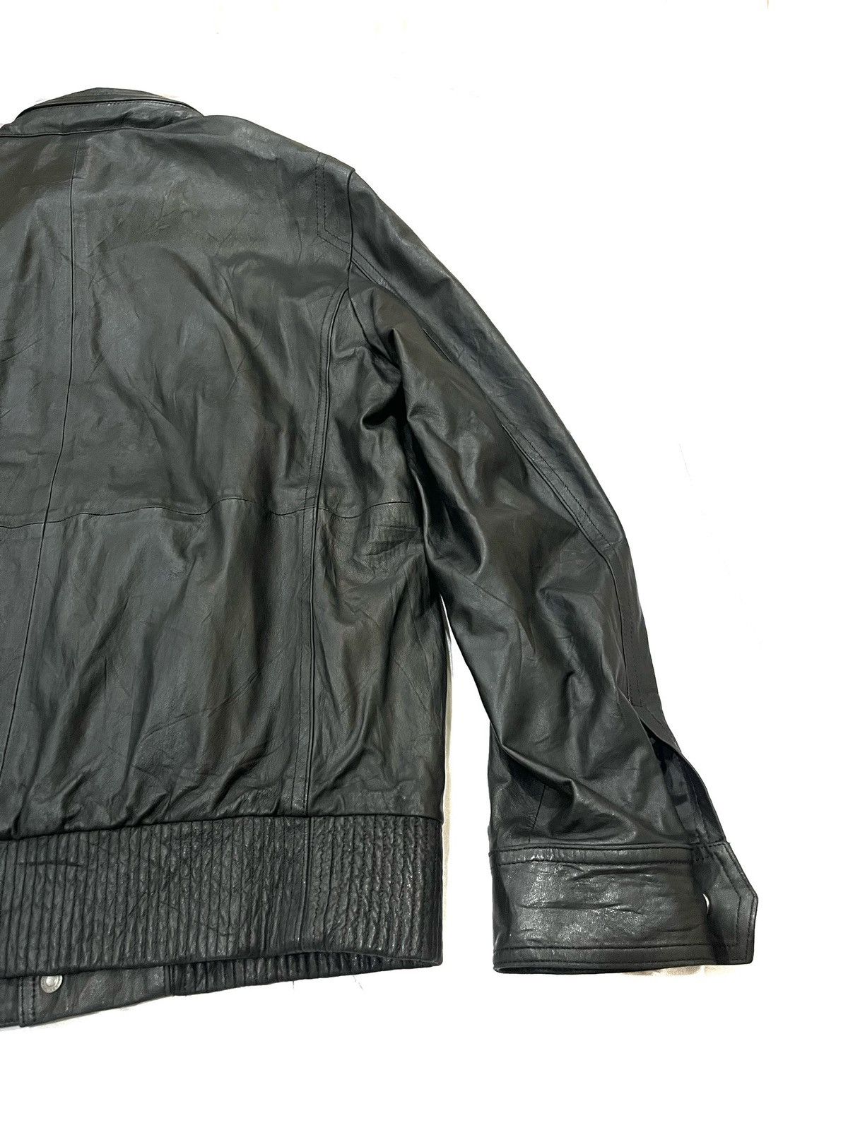 Burberry Authentic BURBERRY Sheepskin Leather Jacket Size US L / EU 52-54 / 3 - 10 Thumbnail