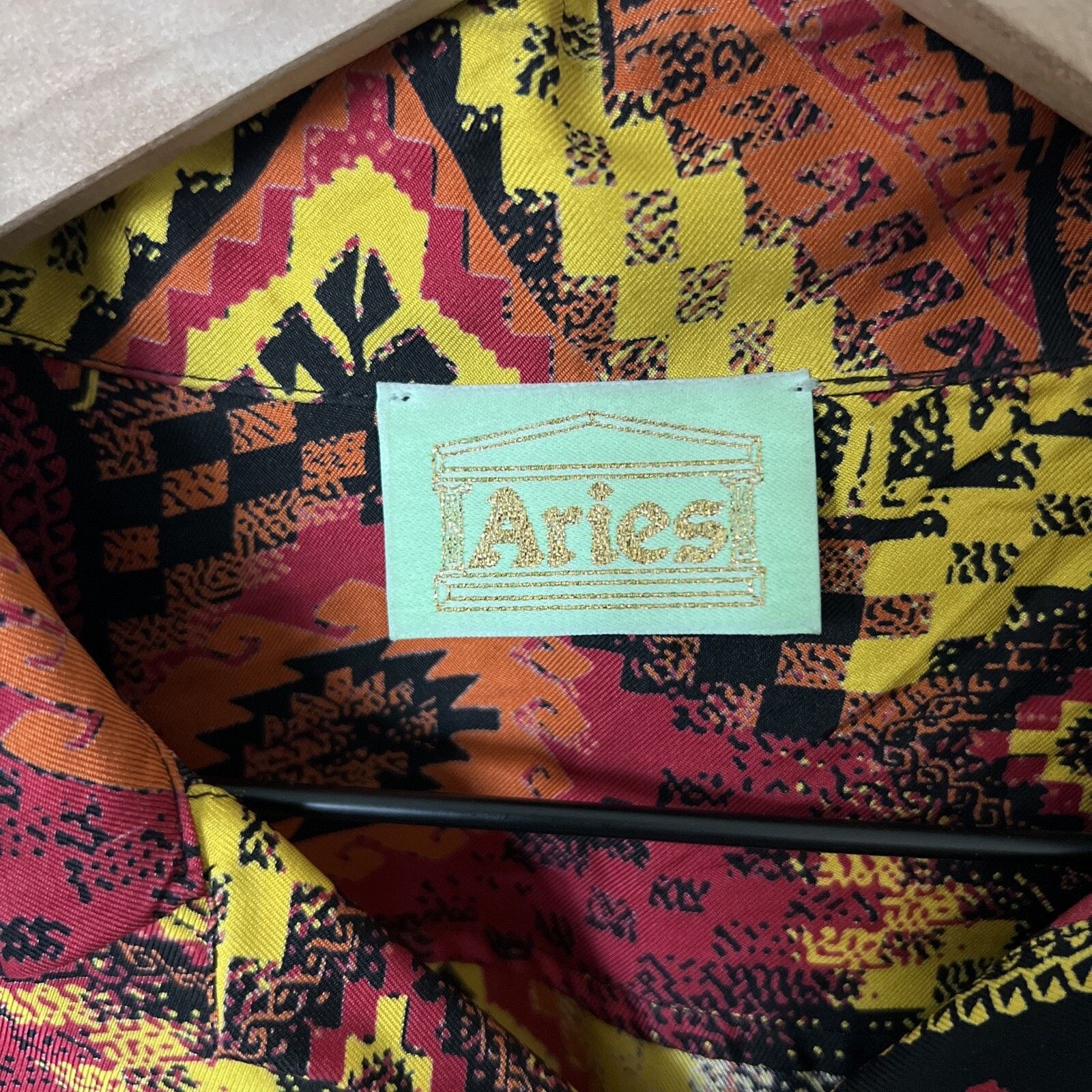 Aries Aries Scarf Print Silk Longsleeve Shirt Multi Size M Size US M / EU 48-50 / 2 - 3 Thumbnail