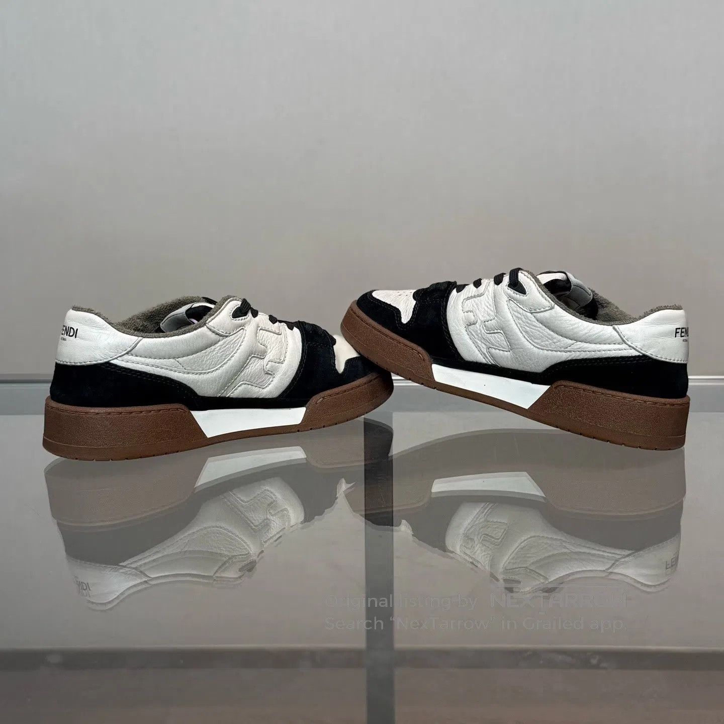 Fendi FENDI Match Black White Brown shoes Size US 7.5 / IT 37.5 - 6 Thumbnail