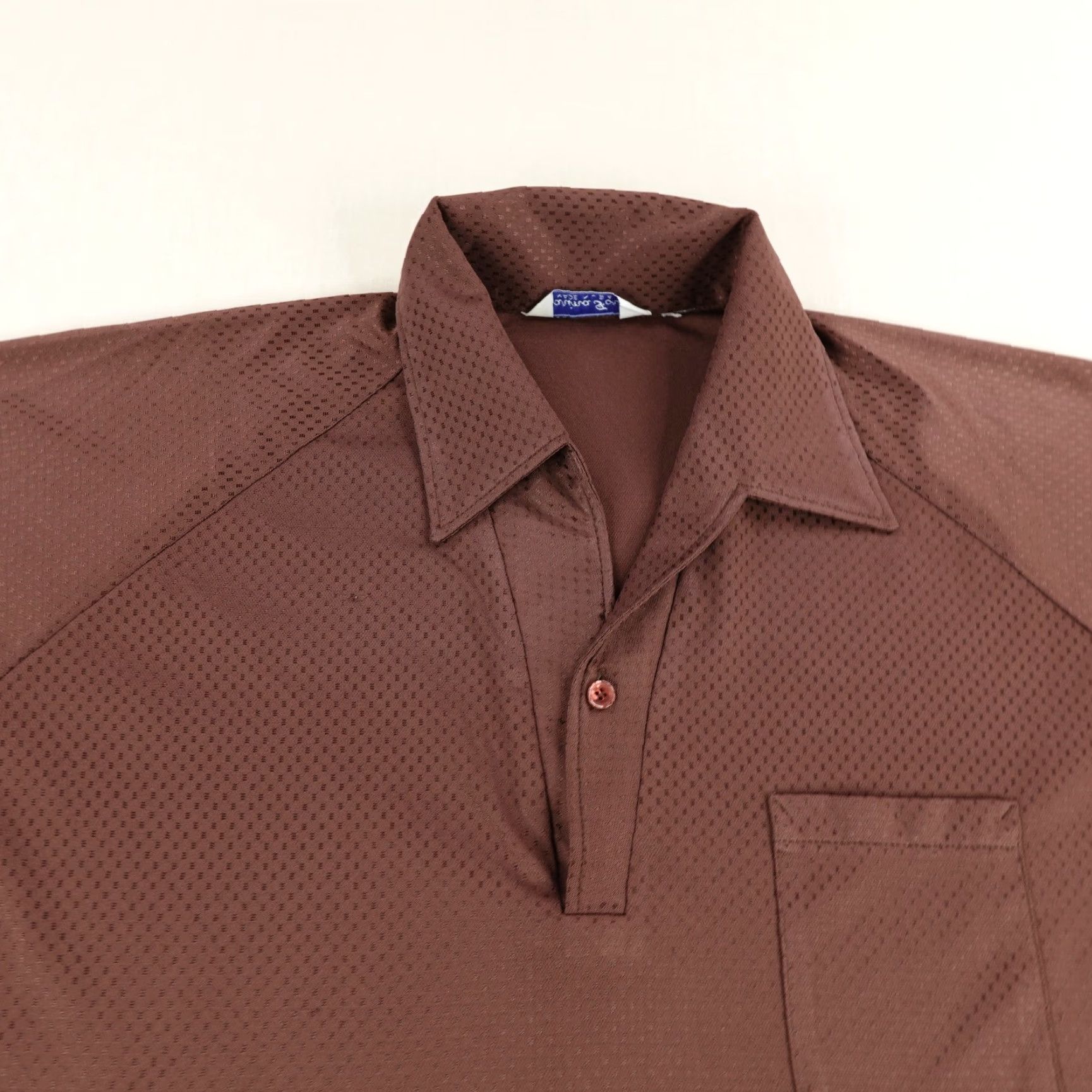 Ford Vintage Carina Ford Shirt Mens XL Collared Pocket USA 70s Retro Disco Pullover Size US XL / EU 56 / 4 - 2 Thumbnail