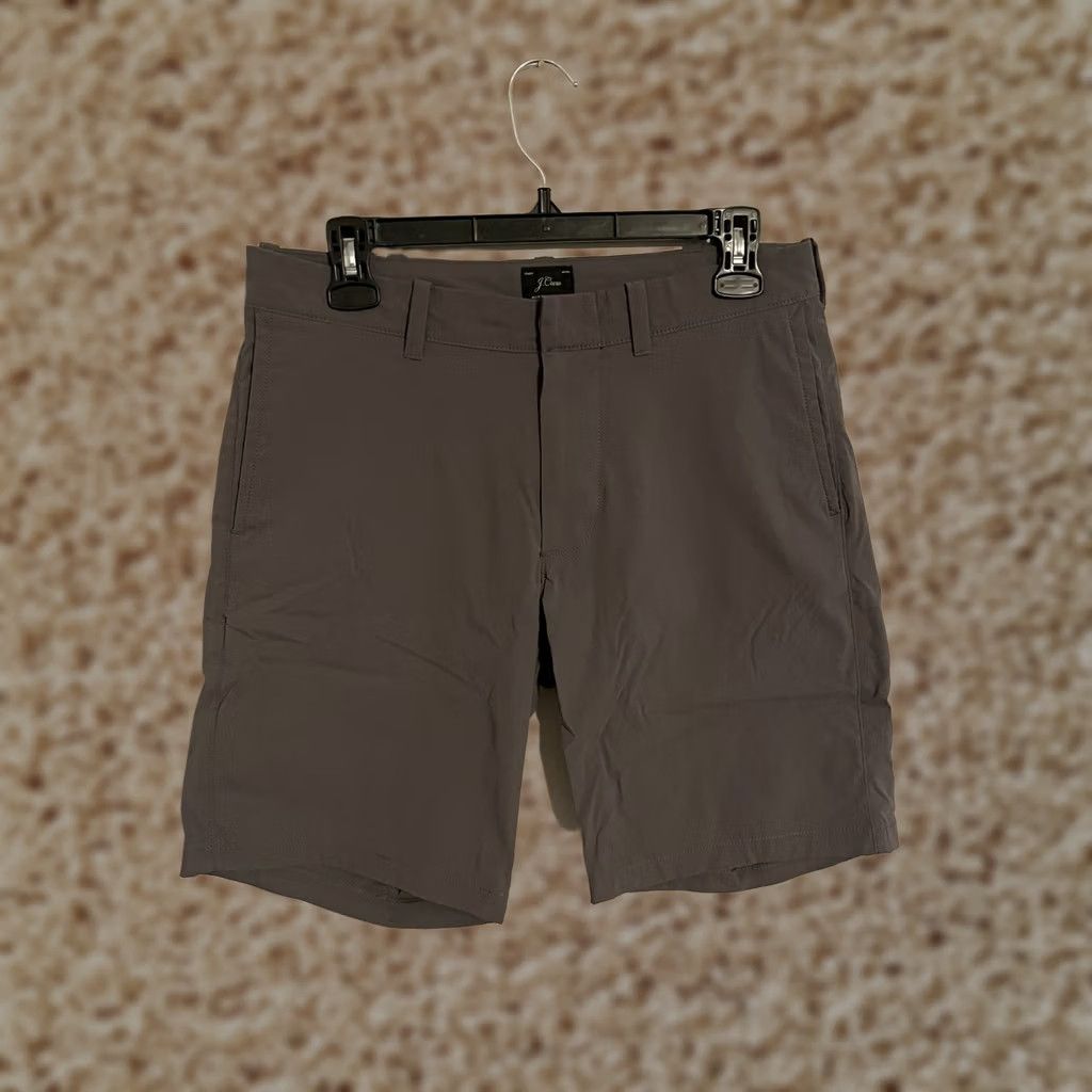 J.Crew J.CREW Chino Shorts Golf Tech Stretch Nylon Gray Men's 29 9L Size US 29 - 1 Thumbnail
