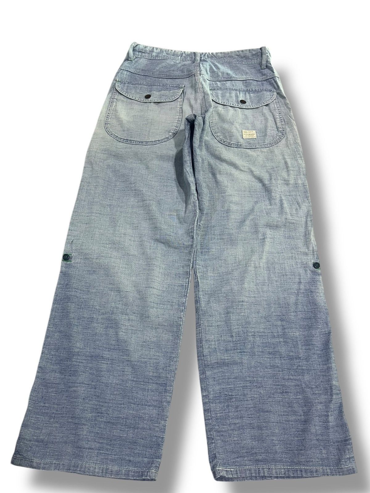 If Six Was Nine × Japanese Brand × Le Grande Bleu (L.G.B.) JAPANESE BRAND KISSMARK WASHED BLUE PANT Size US 32 / EU 48 - 7 Thumbnail