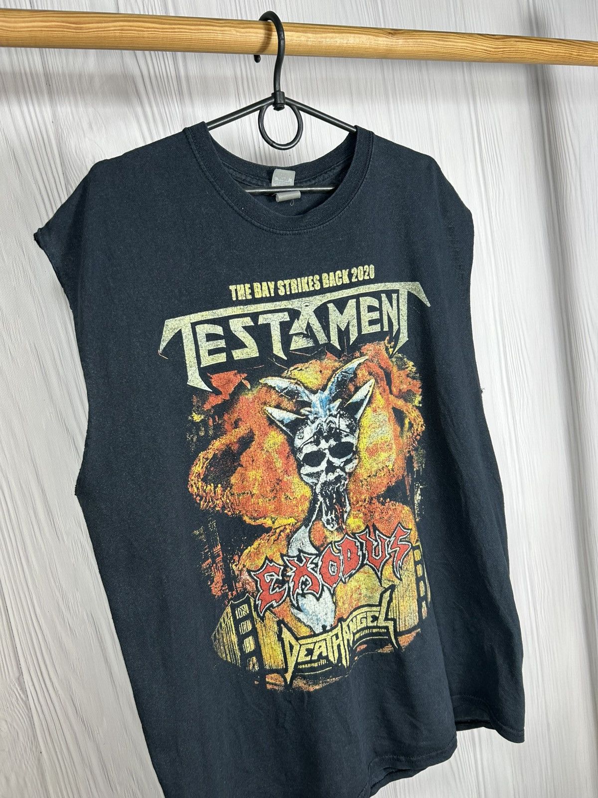 Band Tees Vintage Testament Exodus Europe Tour Size L Size US L / EU 52-54 / 3 - 4 Thumbnail