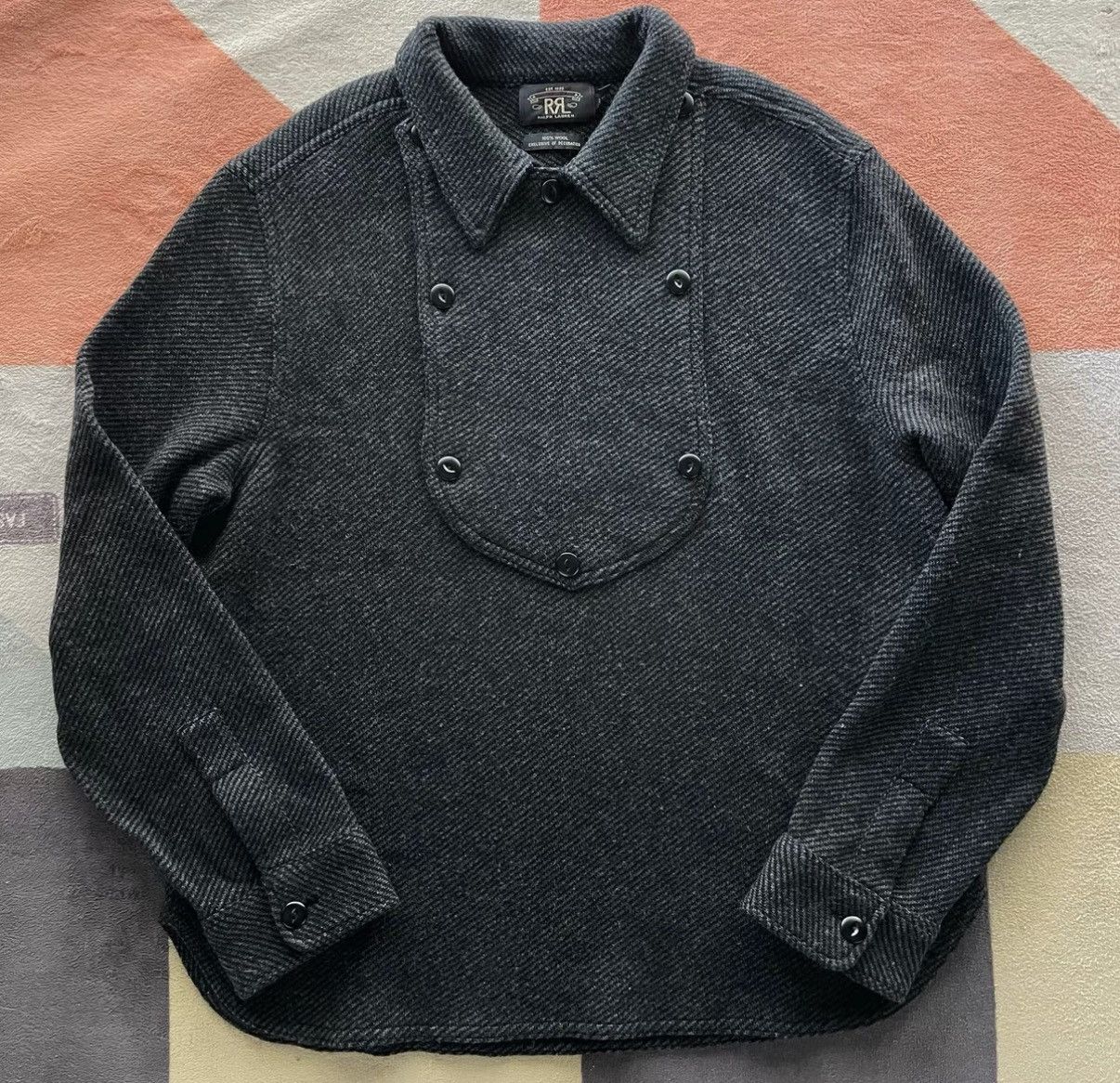 RRL Ralph Lauren RRL Ralph Lauren Double RL Wool Shirt K22 Size US XL / EU 56 / 4 - 1 Thumbnail