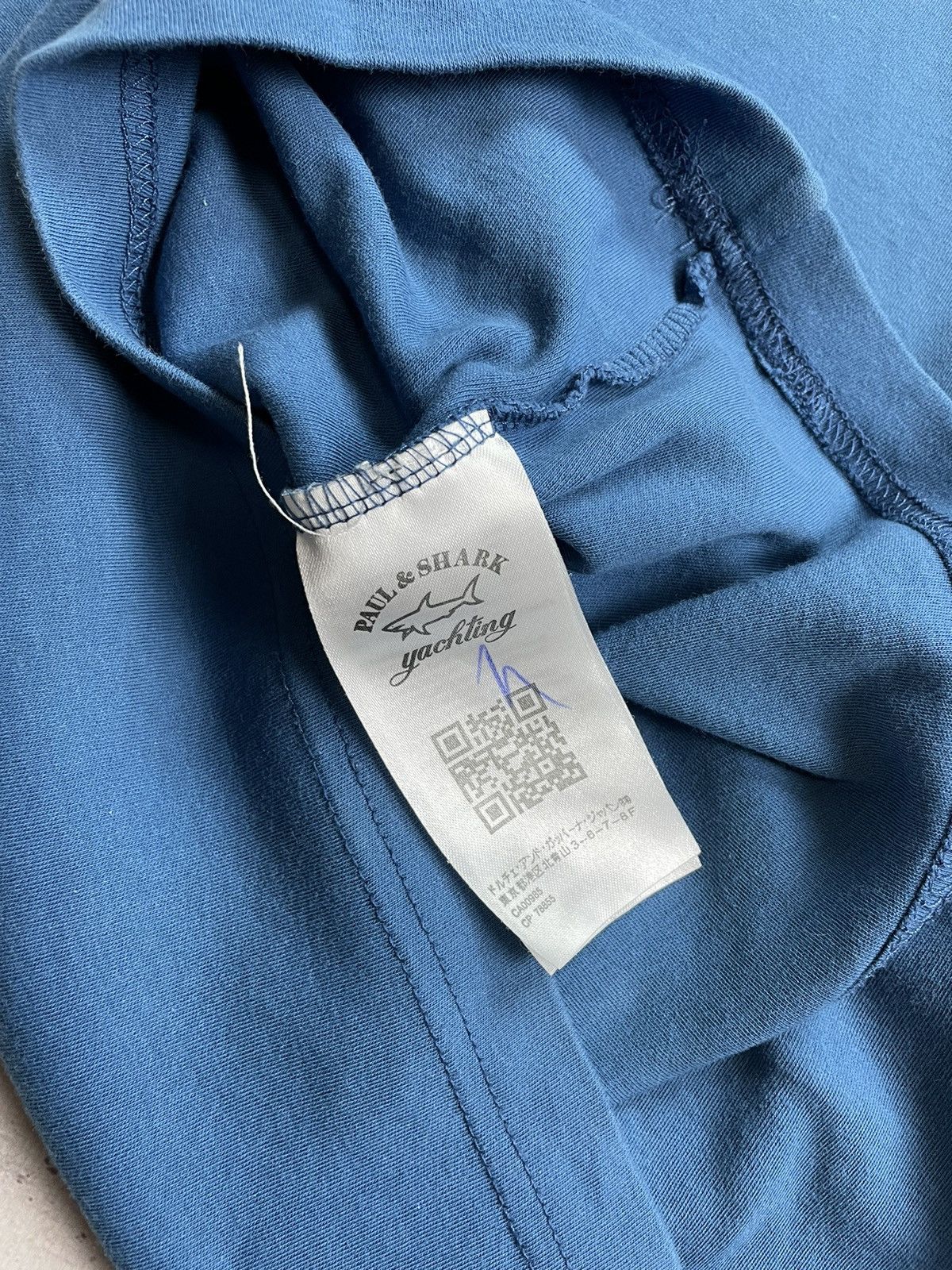 Paul & Shark Paul Shark Embroidered Shark Tshirt Size US M / EU 48-50 / 2 - 8 Thumbnail