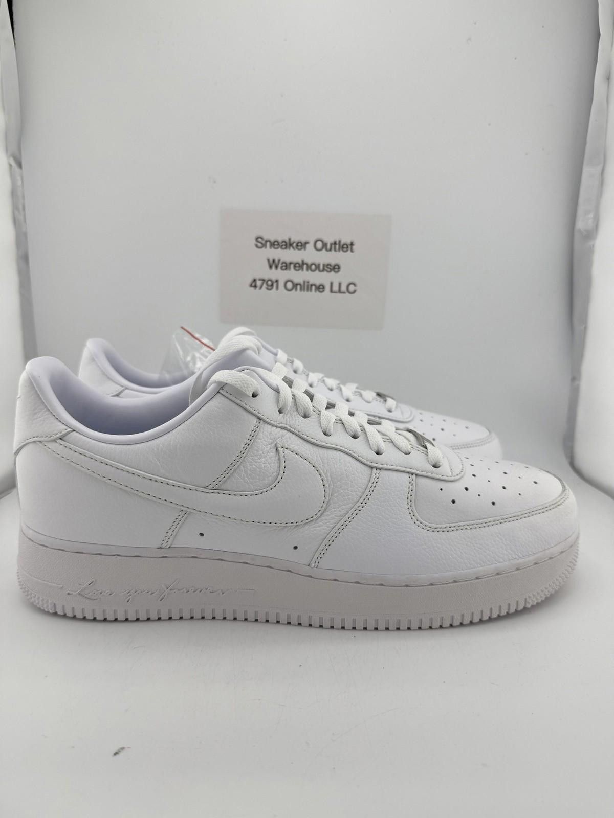 Nike og Nike Air Force 1 NOCTA White Sneakers US 13 Used Size US 13 / EU 46 - 4 Thumbnail