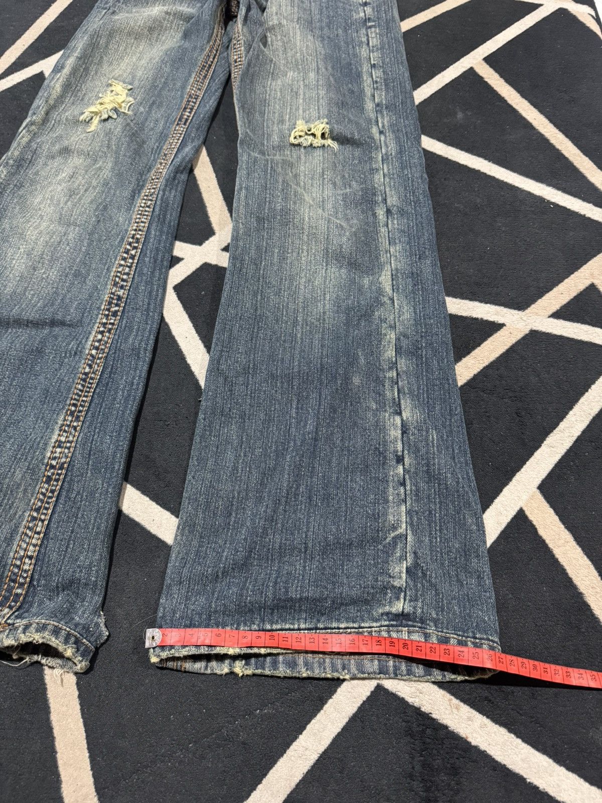 Tornado Mart Flare Denim Distressed Japanese Styled Size US 29 - 11 Thumbnail