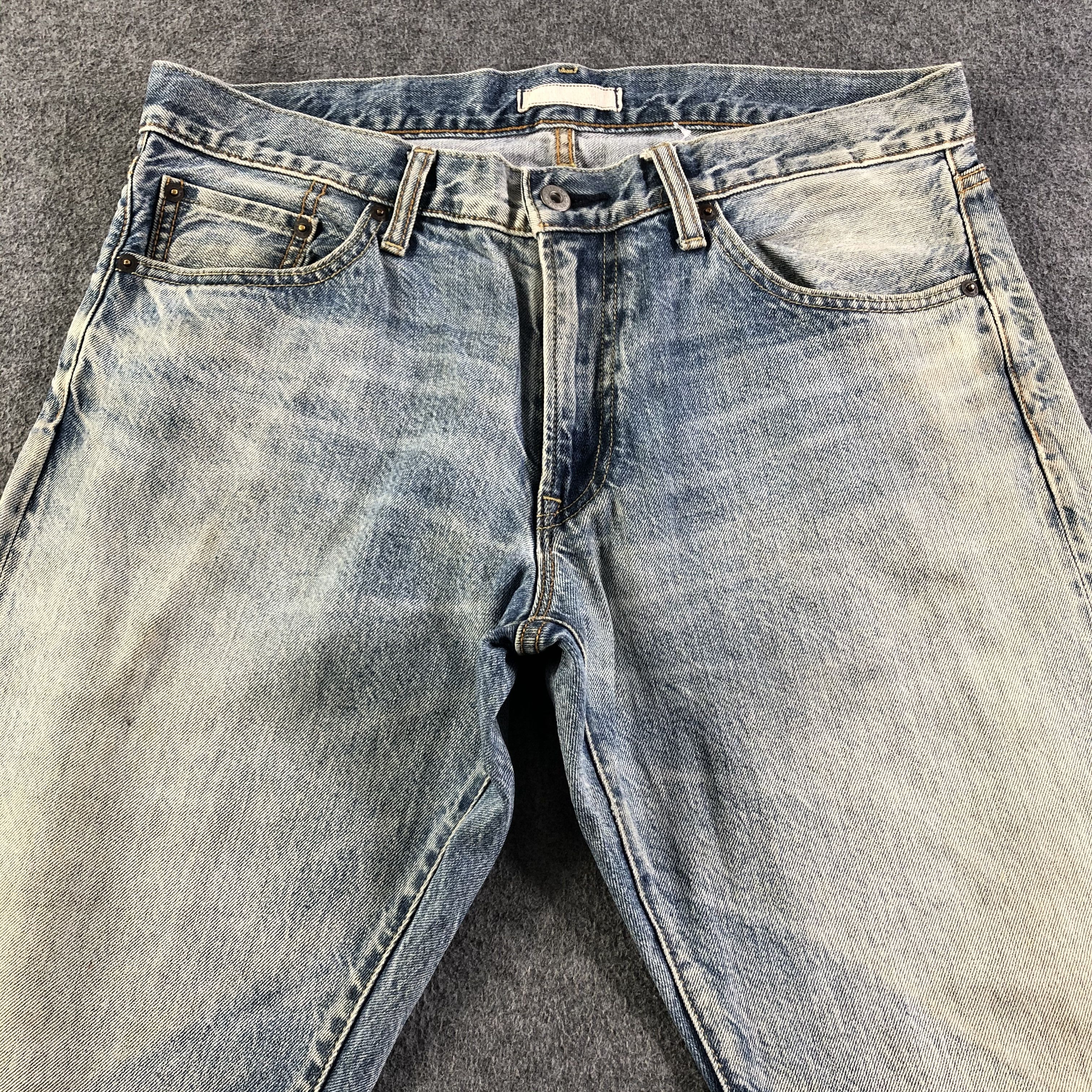 Uniqlo Light Wash Uniqlo Selvedge Jeans-J2977 Size US 35 - 3 Thumbnail