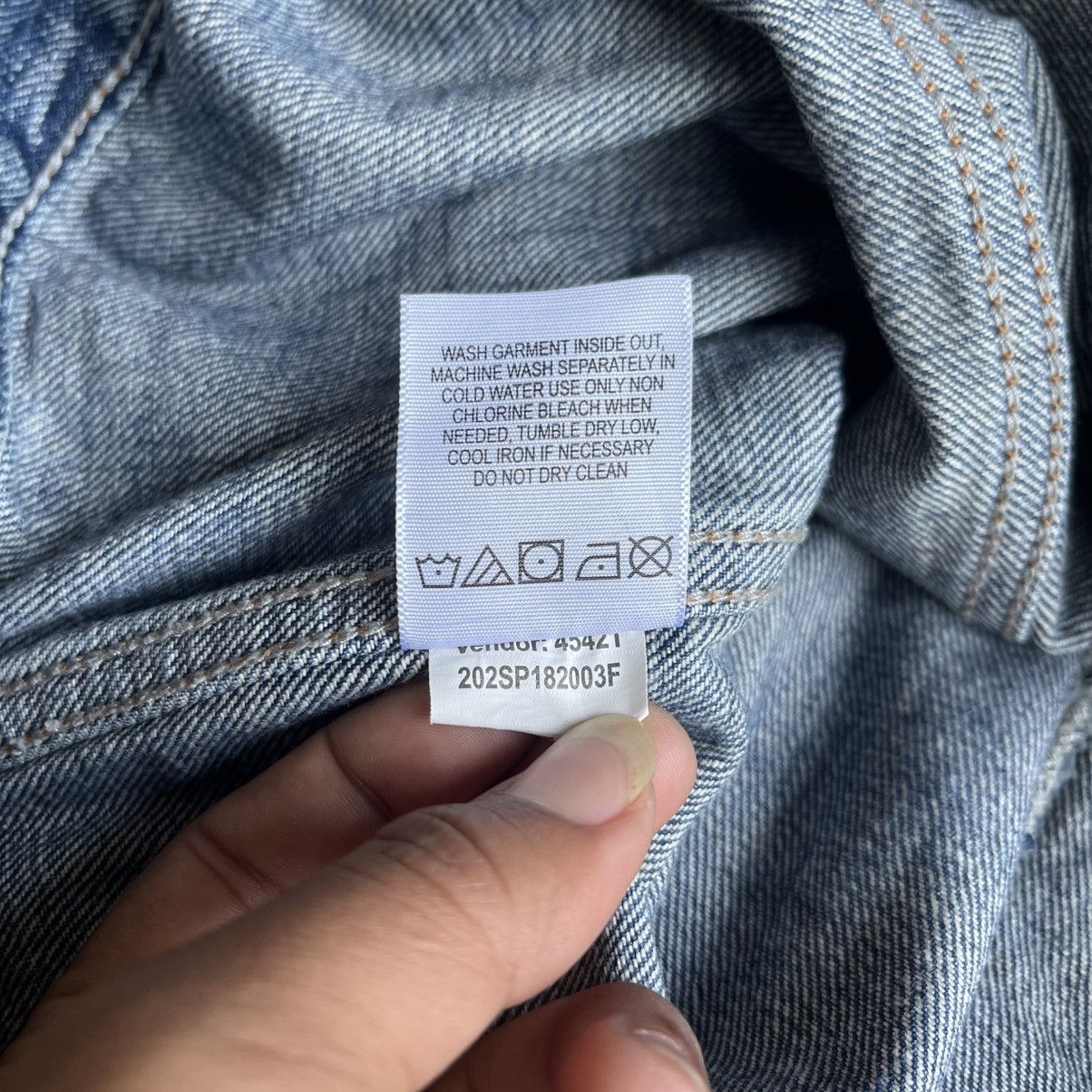 Essentials Trucker Denim Jacket Essentials FOG Size US L / EU 52-54 / 3 - 16 Thumbnail