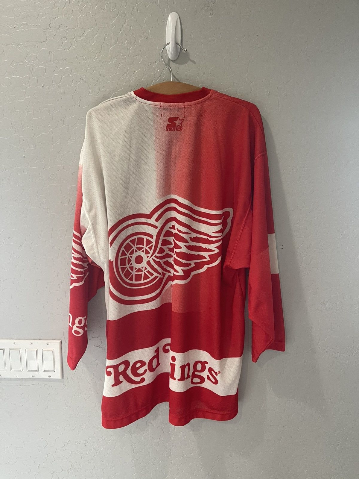 Starter × Vintage Vintage STARTER Detroit Red Wings AOP Jersey Size XL Size US XL / EU 56 / 4 - 5 Thumbnail