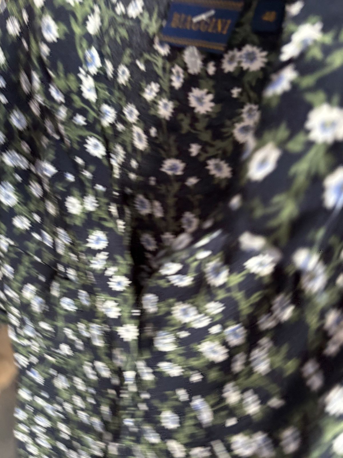 Vintage Biagini Floral Button-Up Shirt – Vintage Italian Style Size M / US 6-8 / IT 42-44 - 4 Thumbnail