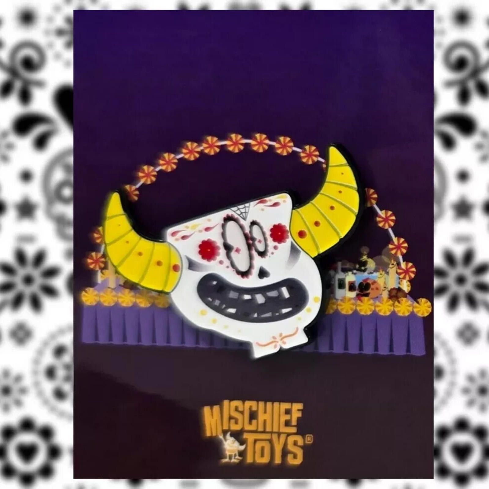 Other Mischief Toys - Día de los Muertos Gastley Pin - LE Size ONE SIZE - 3 Thumbnail