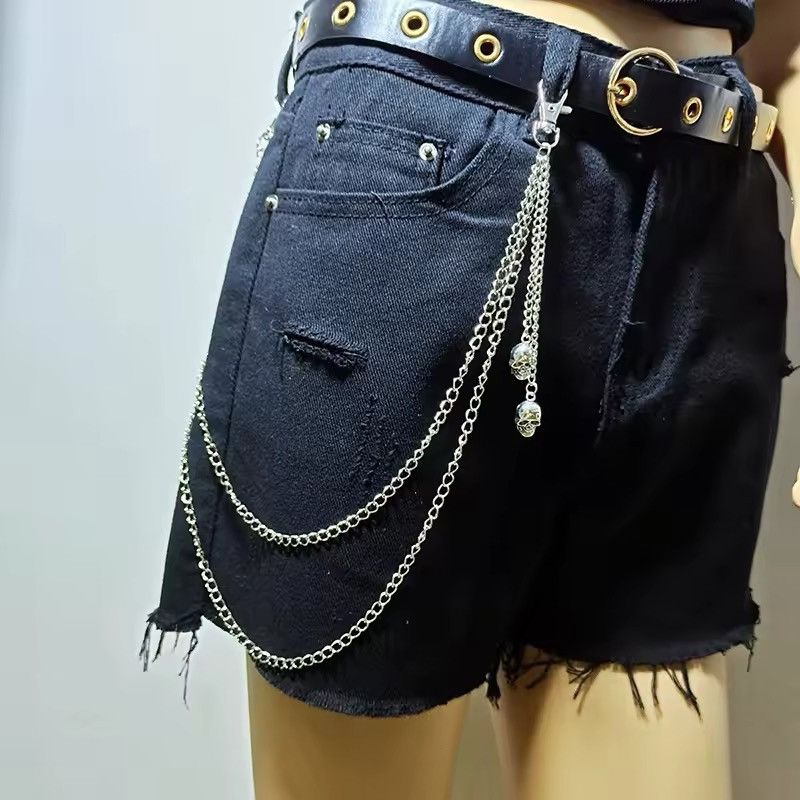 Other Skull Pants Waist Belt Chain Size ONE SIZE - 1 Thumbnail