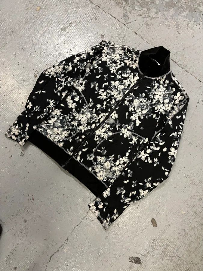 Givenchy SS2018 Givenchy Sample Black Floral Track Jacket Size US M / EU 48-50 / 2 - 4 Thumbnail