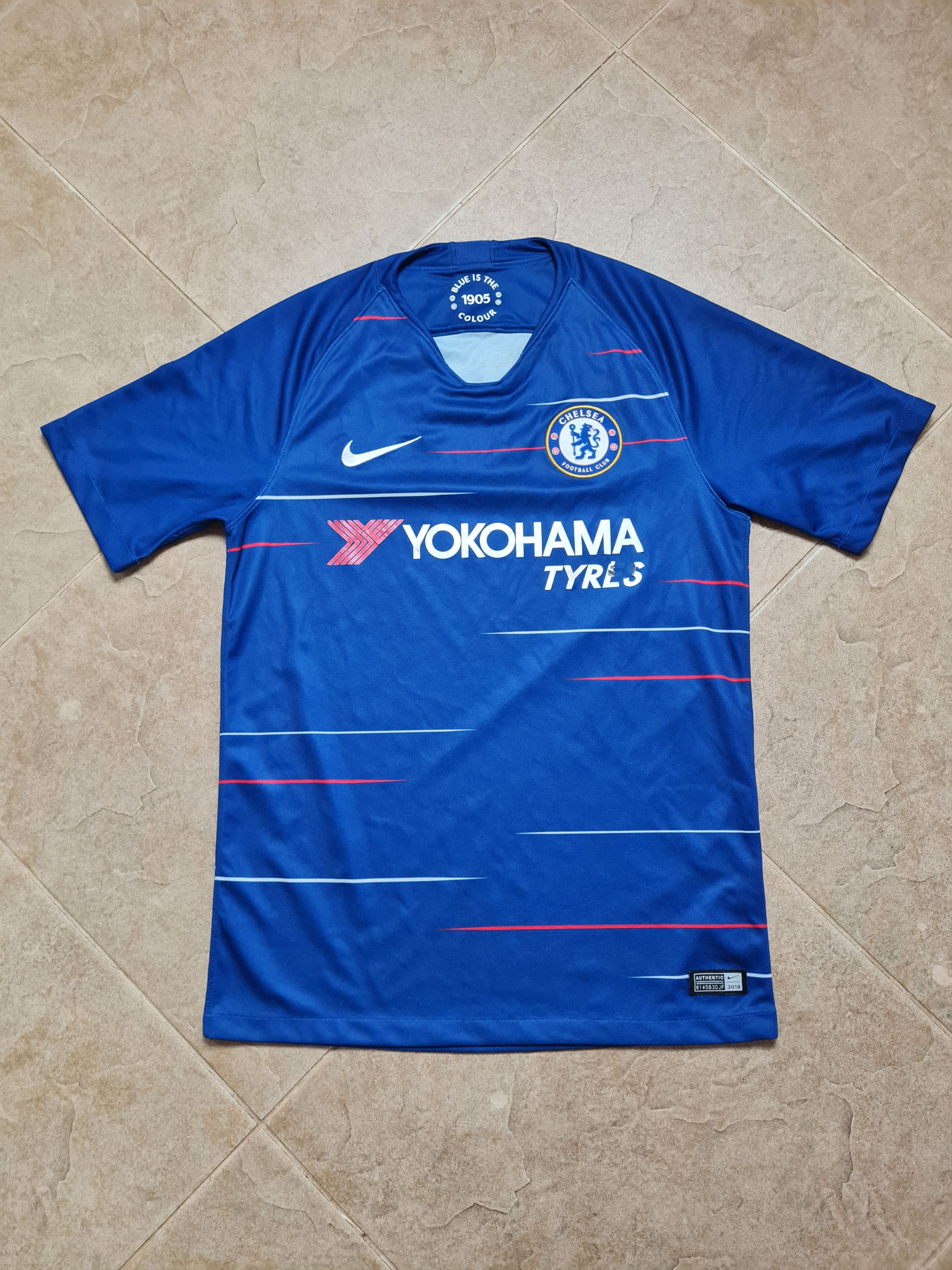 Nike Chelsea FC Home Shirt 2018-2019 Jersey Football 919009-496 Size US S / EU 44-46 / 1 - 1 Thumbnail