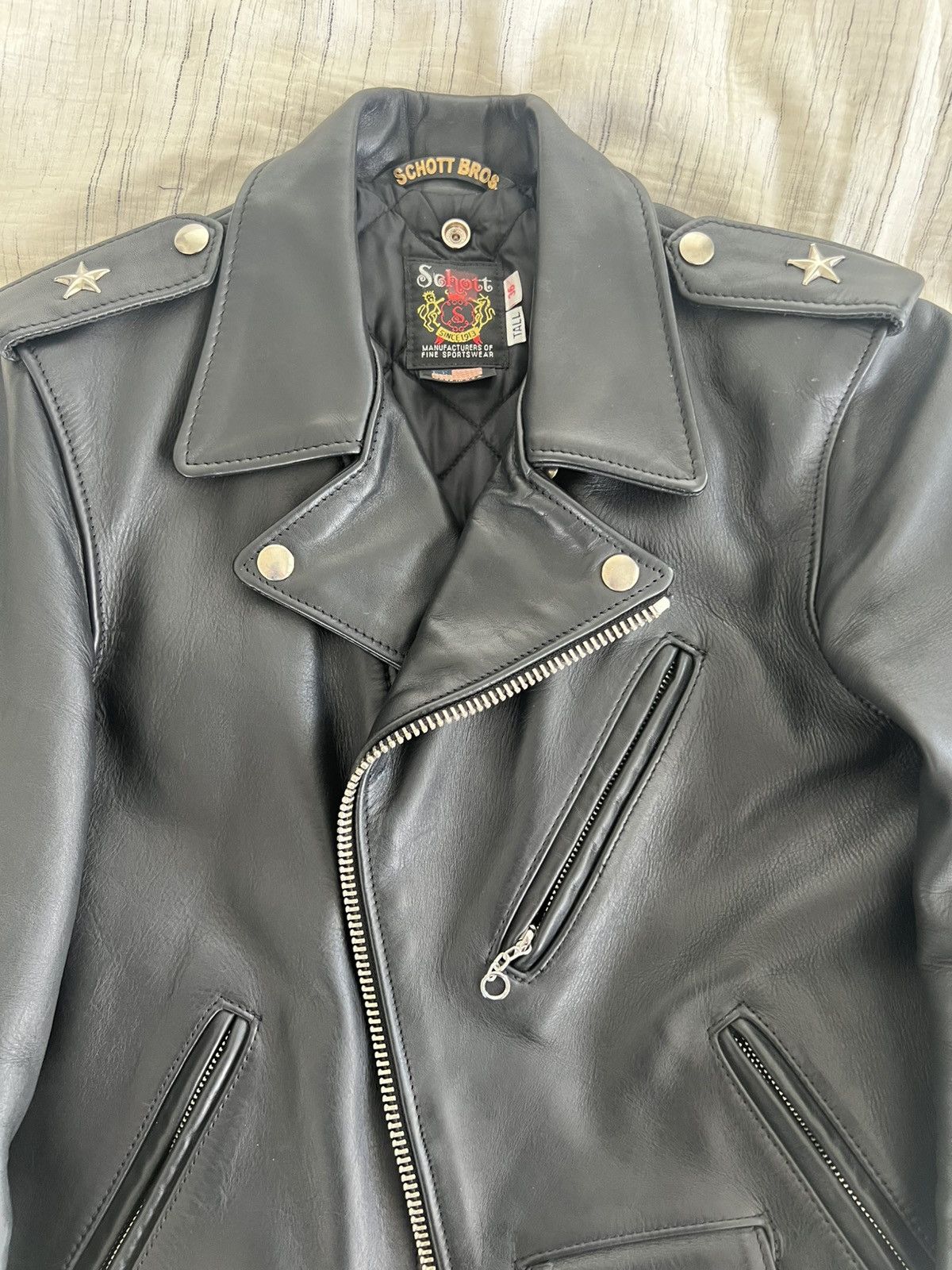 Schott Schott Perfecto 613UST (Tall) Onestar Size US S / EU 44-46 / 1 - 6 Thumbnail