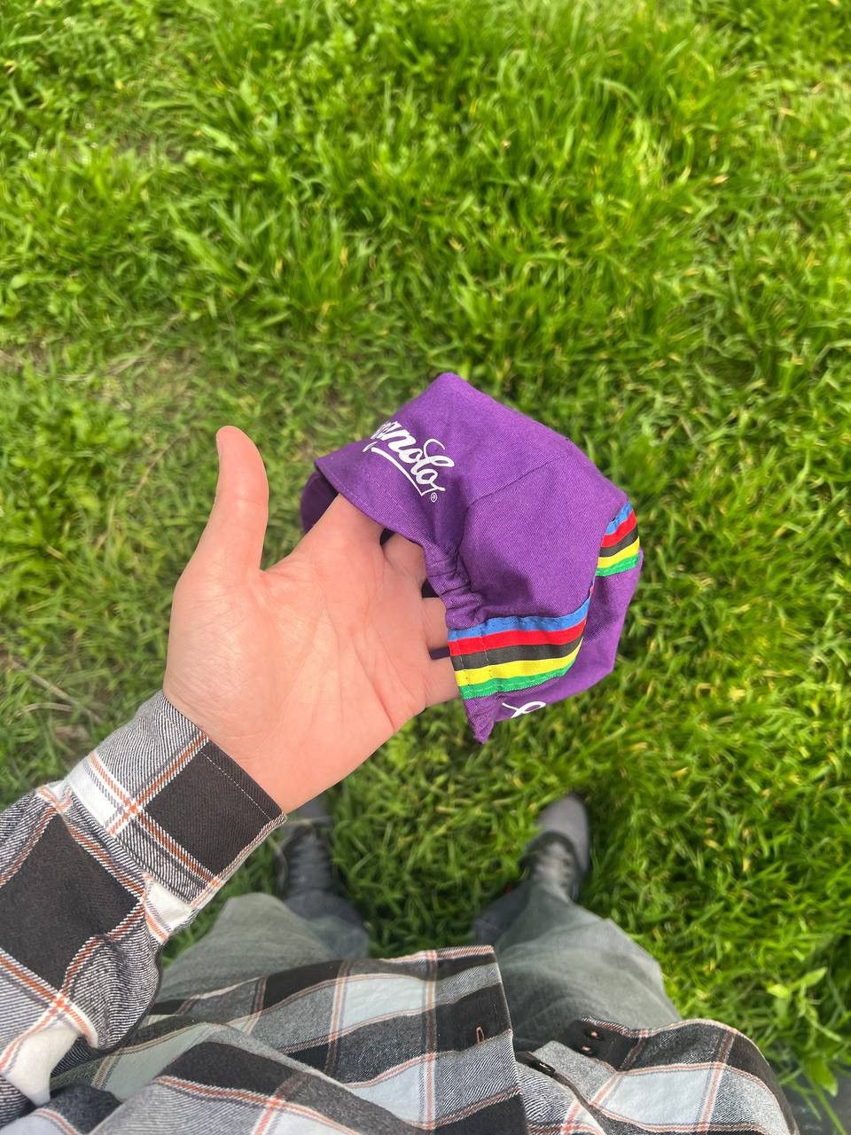 Vintage VERY RARE CAMPAGNOLO CYCLE BIKE CAP RETRO TOUR DE FRANCE 90s Size ONE SIZE - 7 Thumbnail