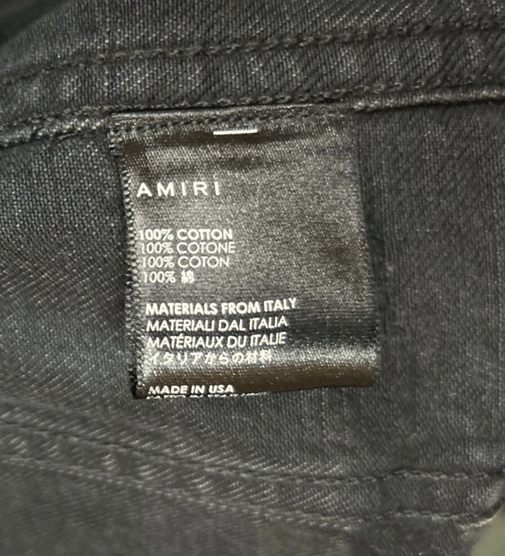 Amiri Amiri Season Sky Moon Wolf Black Denim Size US S / EU 44-46 / 1 - 11 Thumbnail