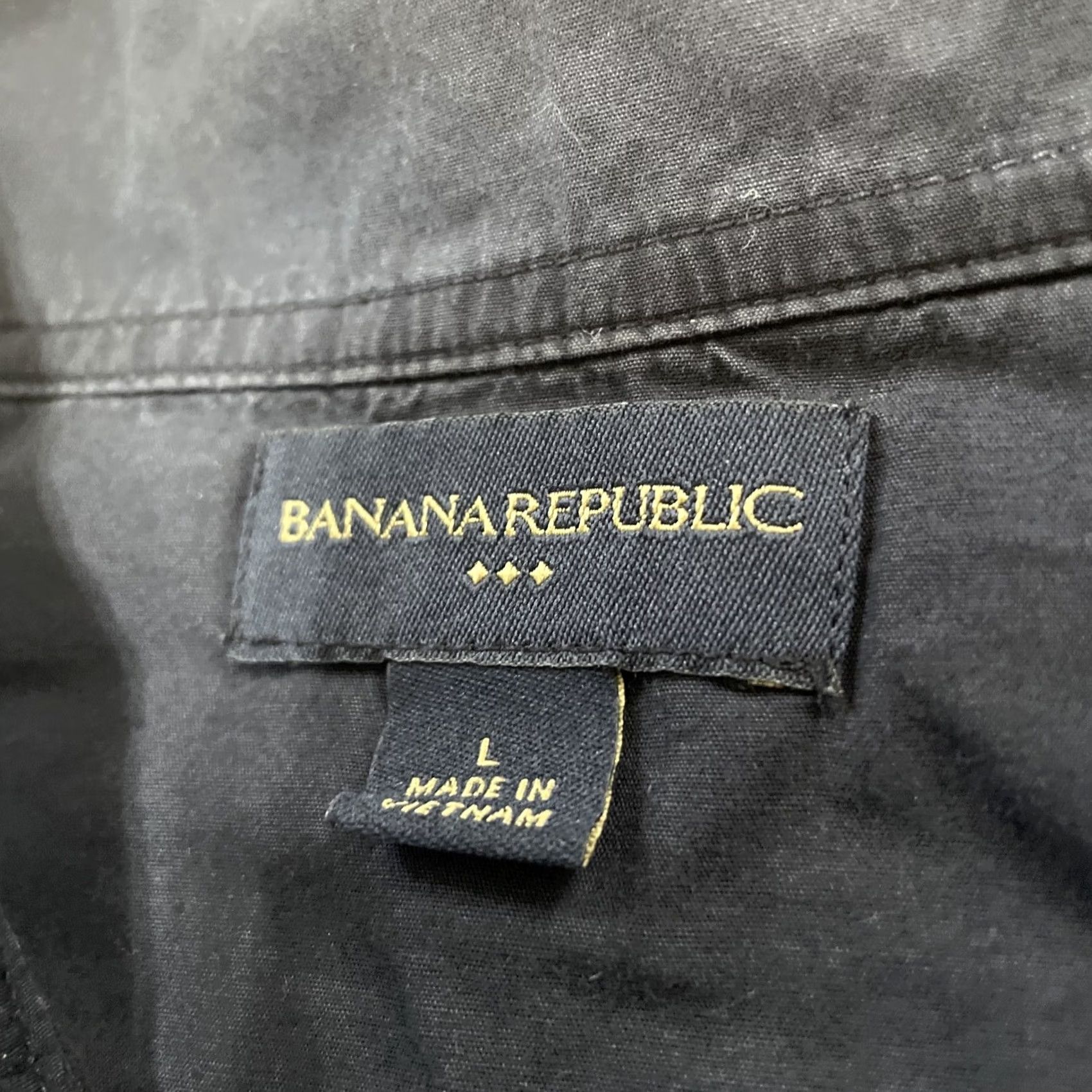 Banana Republic Banana Republic Polo Shirt Men L Navy Blue Light Button Business Casual Golf 42" Buttoned Polo Shirt Navy Blue Logo Classic Modern Preppy 42" Mens Size US L / EU 52-54 / 3 - 5 Thumbnail