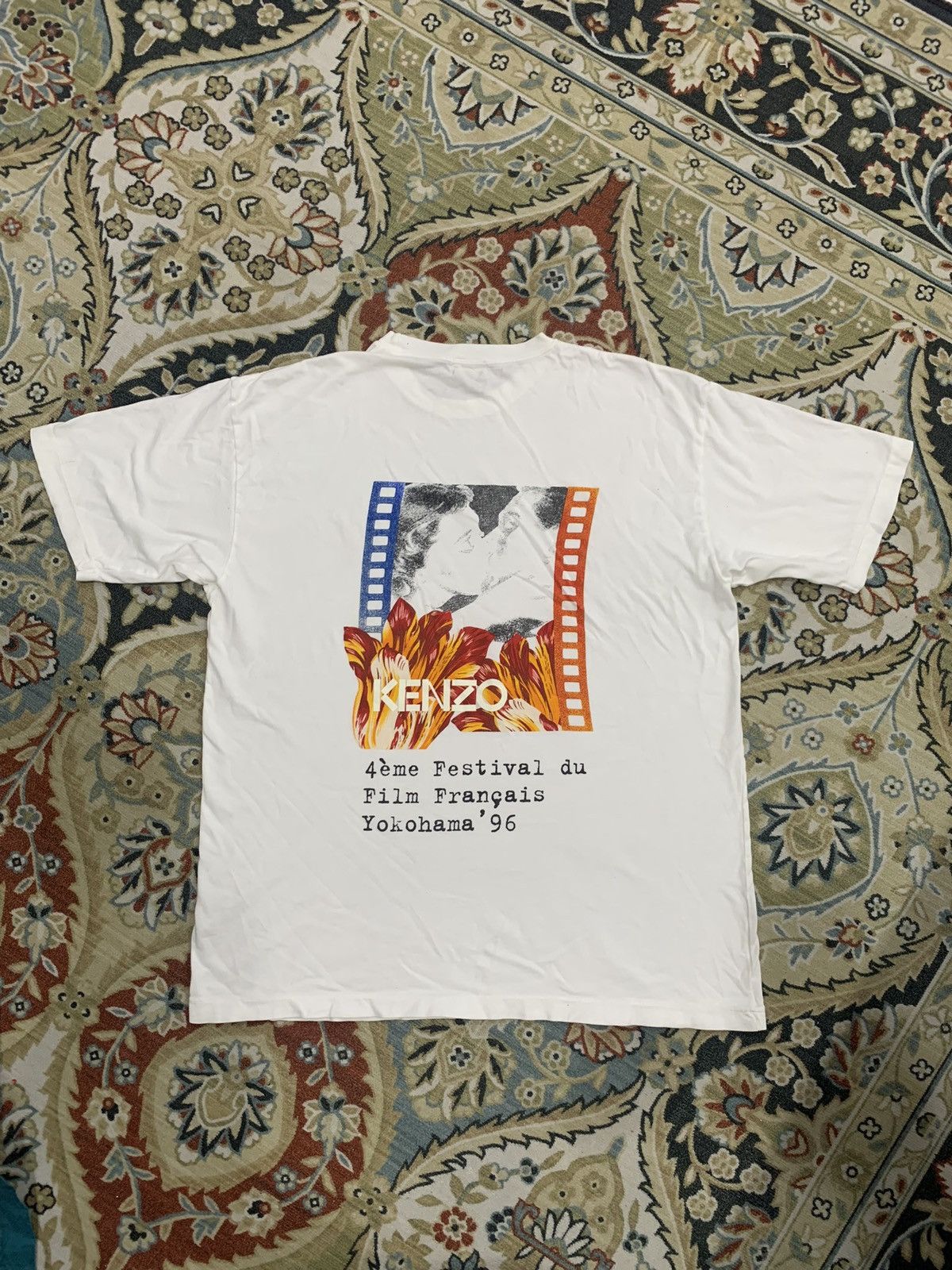 Vintage Vintage Kenzo Film Festival Yokohama 1996 Tshirt | Grailed