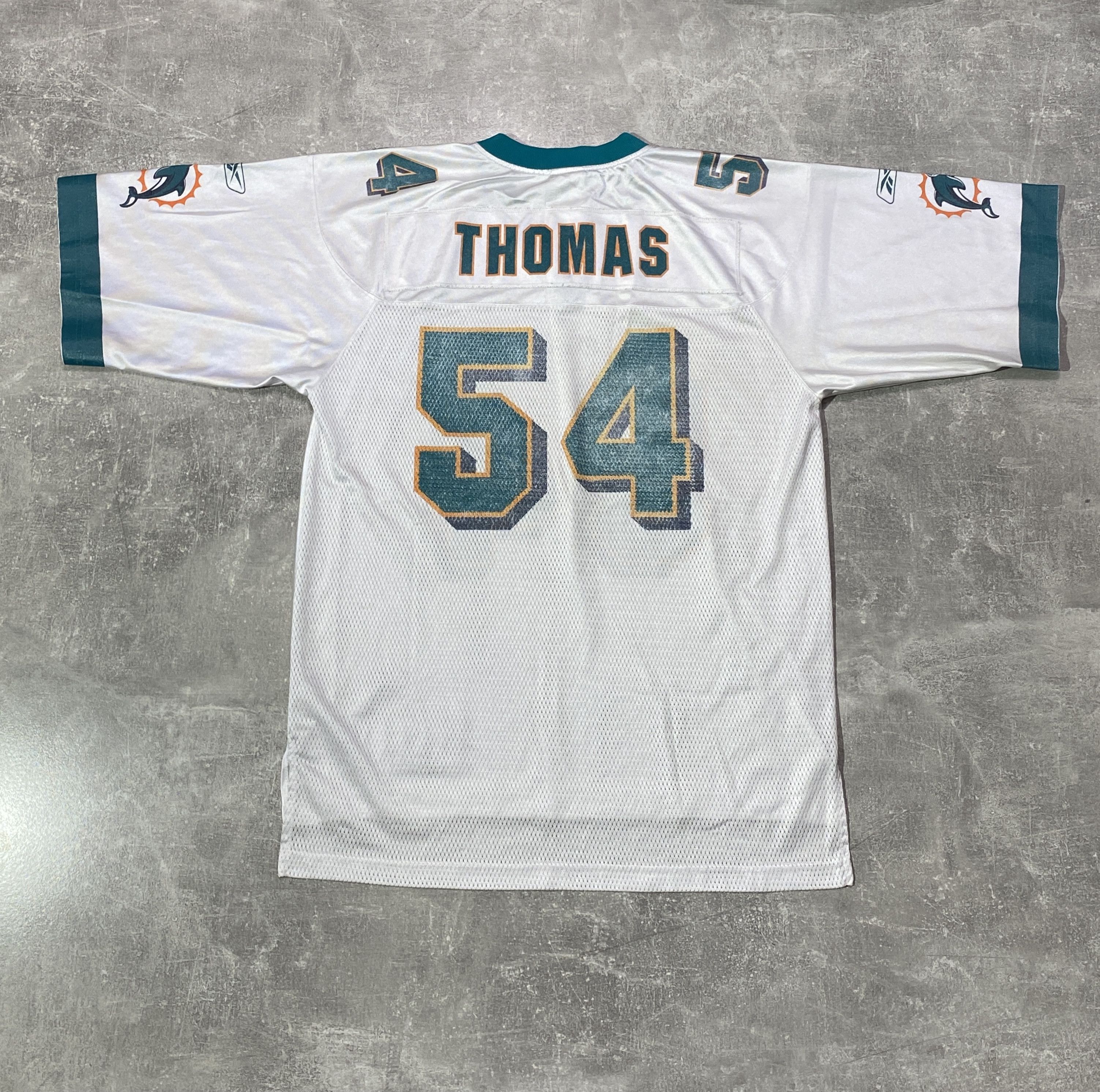NFL NFL MIAMI DOLPHINS REEBOOK JERSEY #54 THOMAS Size US M / EU 48-50 / 2 - 3 Thumbnail
