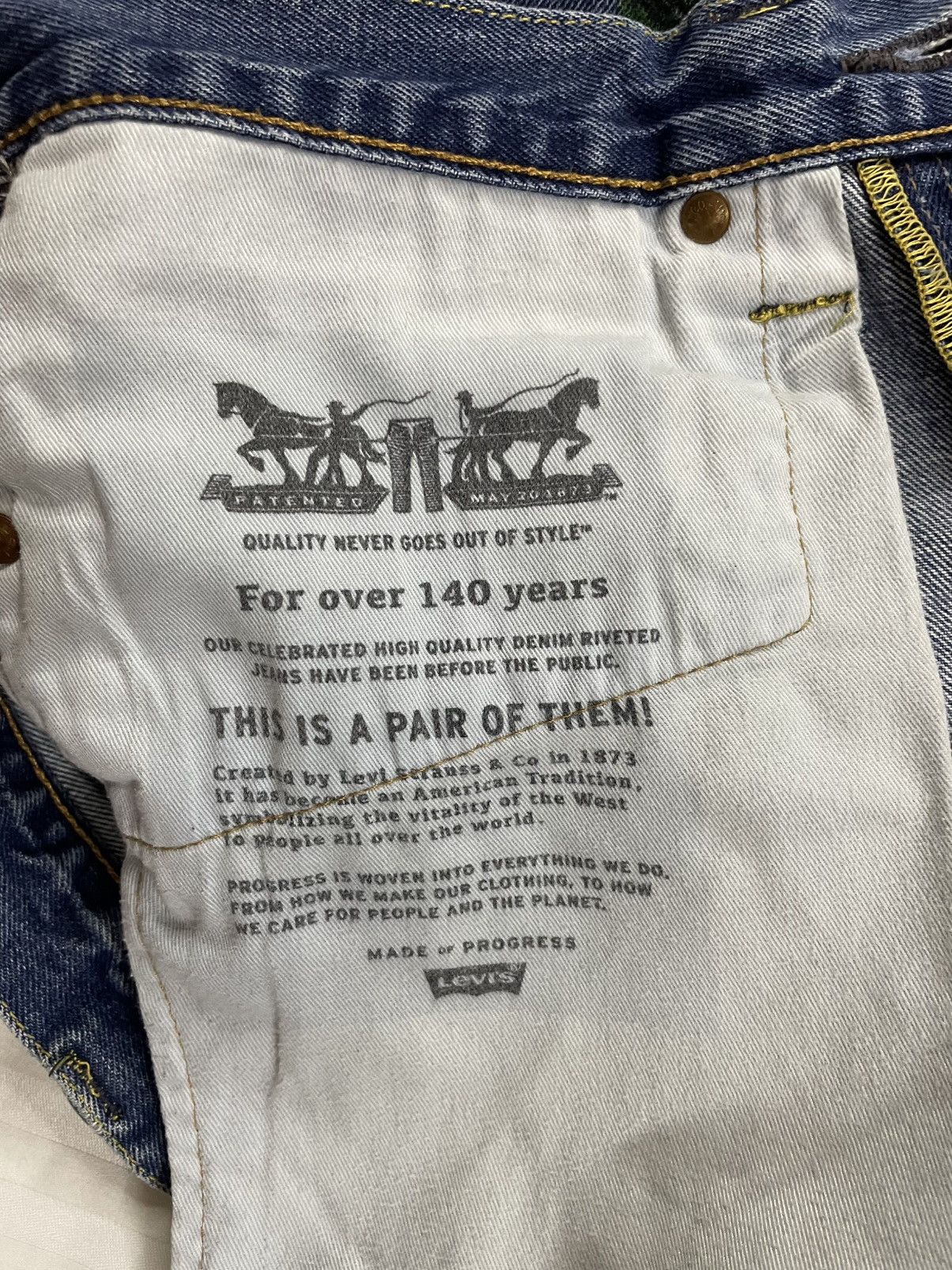 Handmade Vintage Custom Hand Made Matrix Custom Jeans Denim Size US 32 / EU 48 - 13 Thumbnail