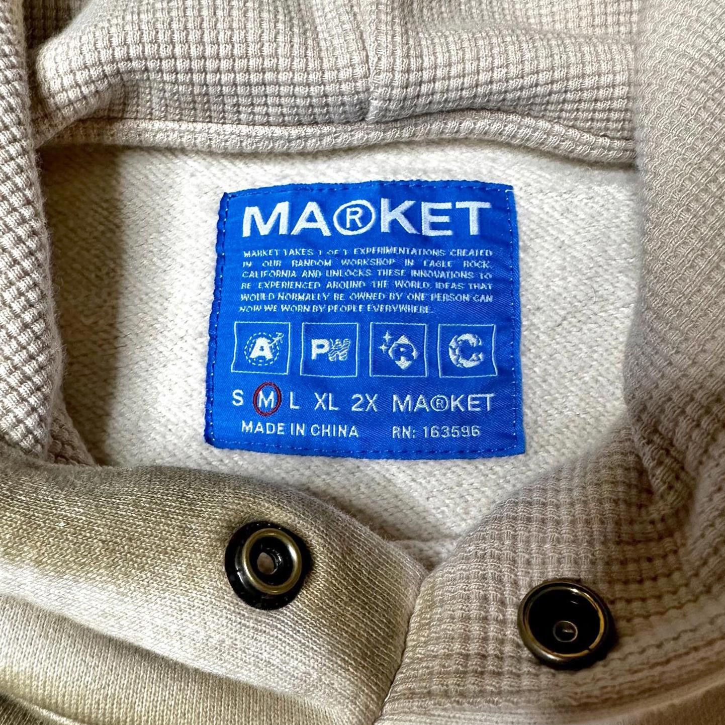 Market NWOT Market Margins Hoodie in Bone Unisex M Size US M / EU 48-50 / 2 - 6 Thumbnail