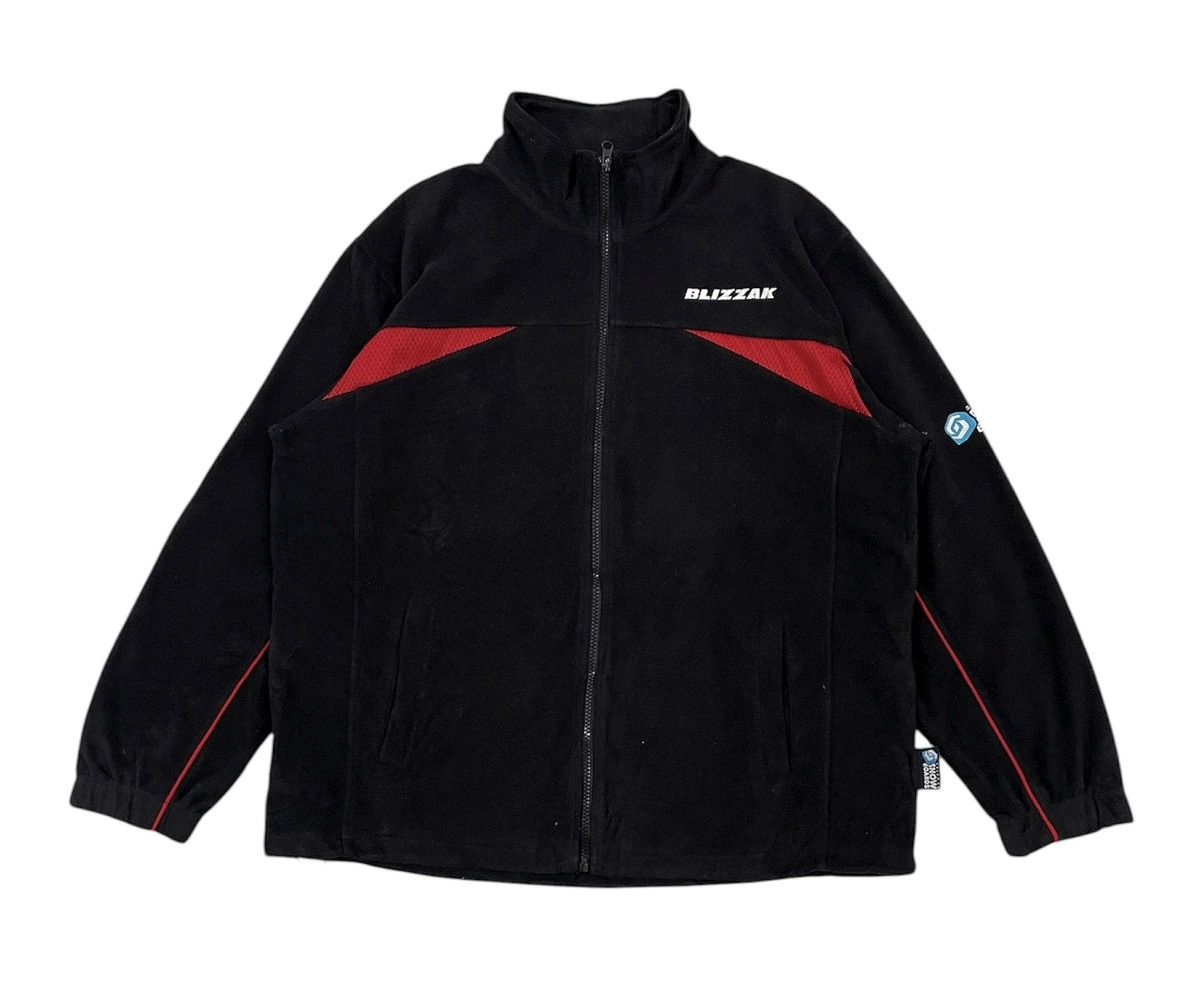 Japanese Brand Bridgestone Blizzak Salomon Snowboards Fleece Jacket Size US L / EU 52-54 / 3 - 1 Thumbnail