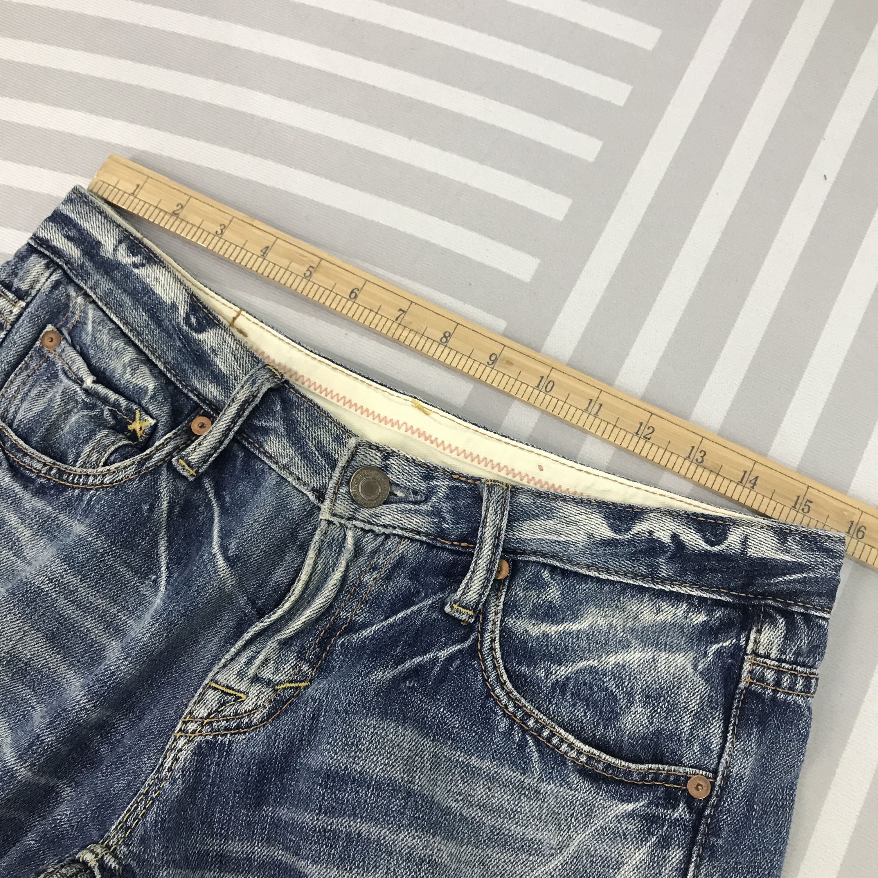 Japanese Brand × Vintage Vintage It's Cepo Distressed style design Jeans denim pants Size US 29 - 7 Thumbnail