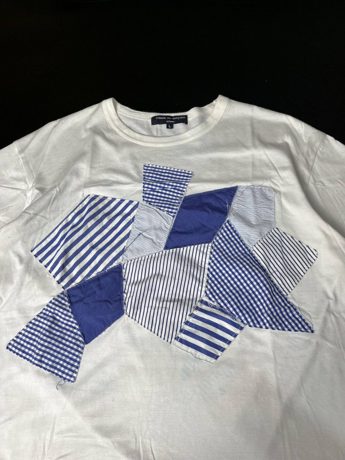 Comme des Garcons × Comme des Garcons Homme Plus × Japanese Brand Japanese Comme des Garcons Homme patchwork style Size US L / EU 52-54 / 3 - 3 Thumbnail
