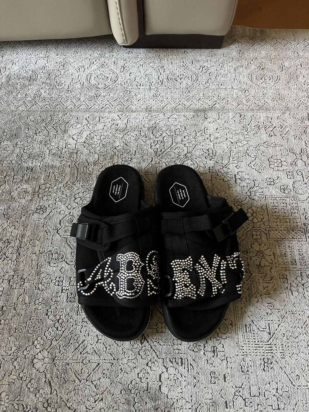 Absent Absent Rhinestone Christo Sandals Size US 7.5 / EU 40-41 - 1 Thumbnail
