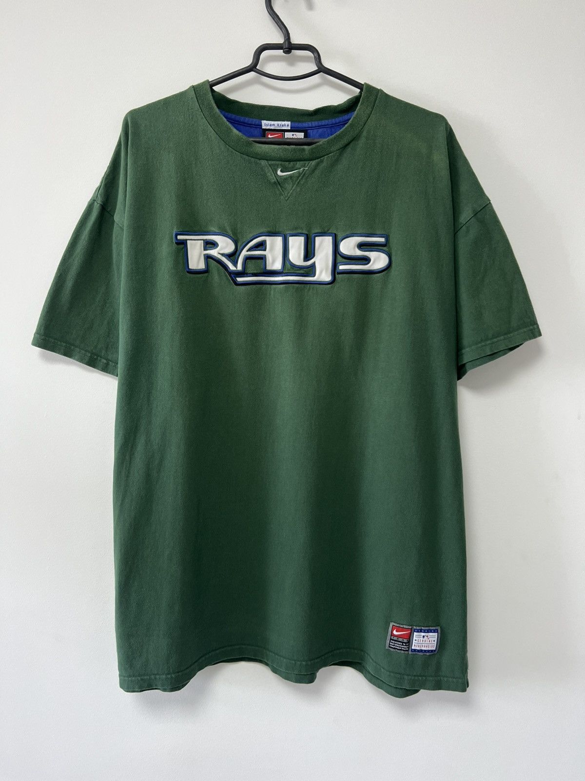 Nike Vintage 90's Tampa Bay Devil Rays Mlb T shirt Nike Team XXL Size US XXL / EU 58 / 5 - 4 Thumbnail