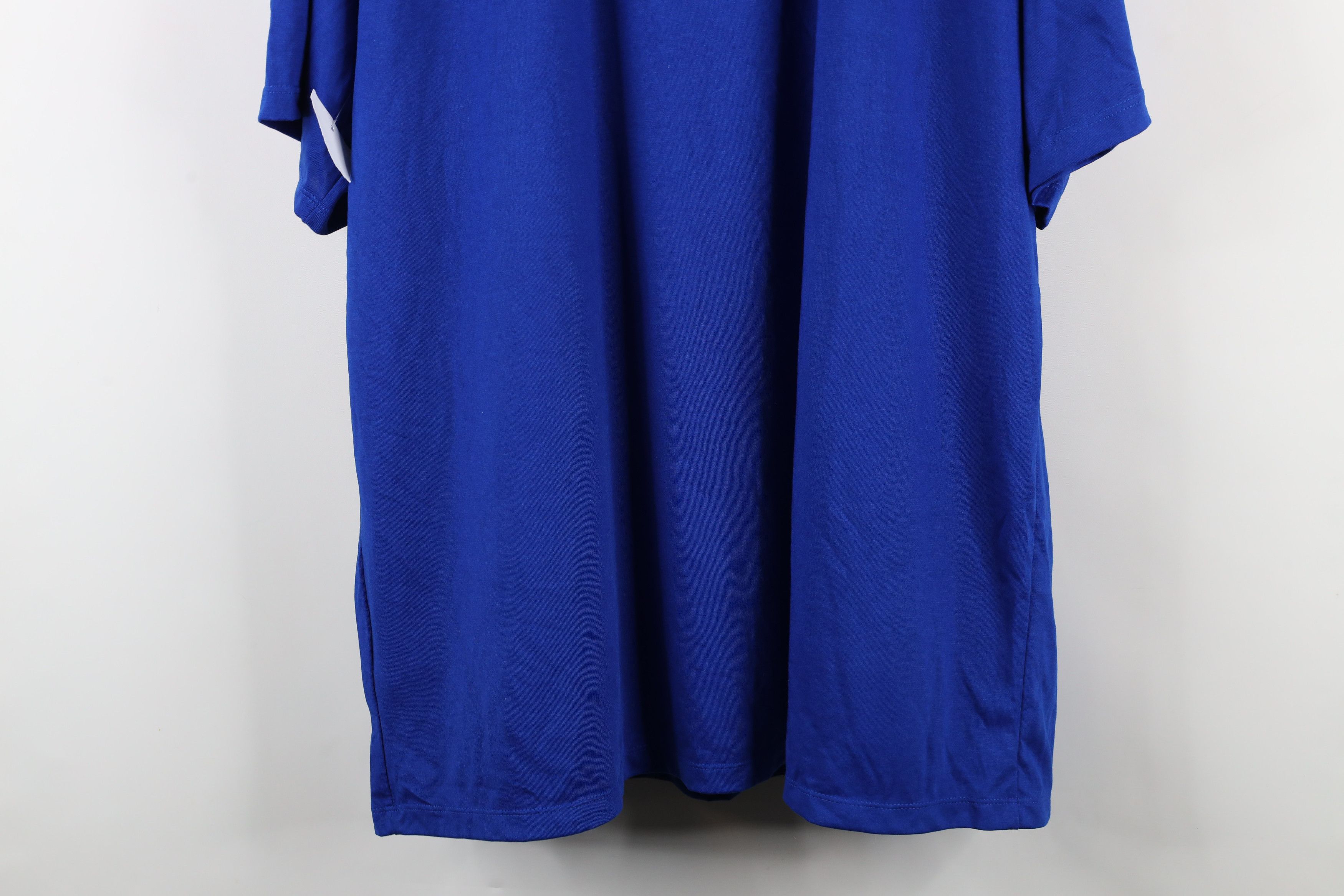 Adidas × Vintage New Adidas Spell Kansas University Basketball T-Shirt Blue Size US XXL / EU 58 / 5 - 13 Thumbnail