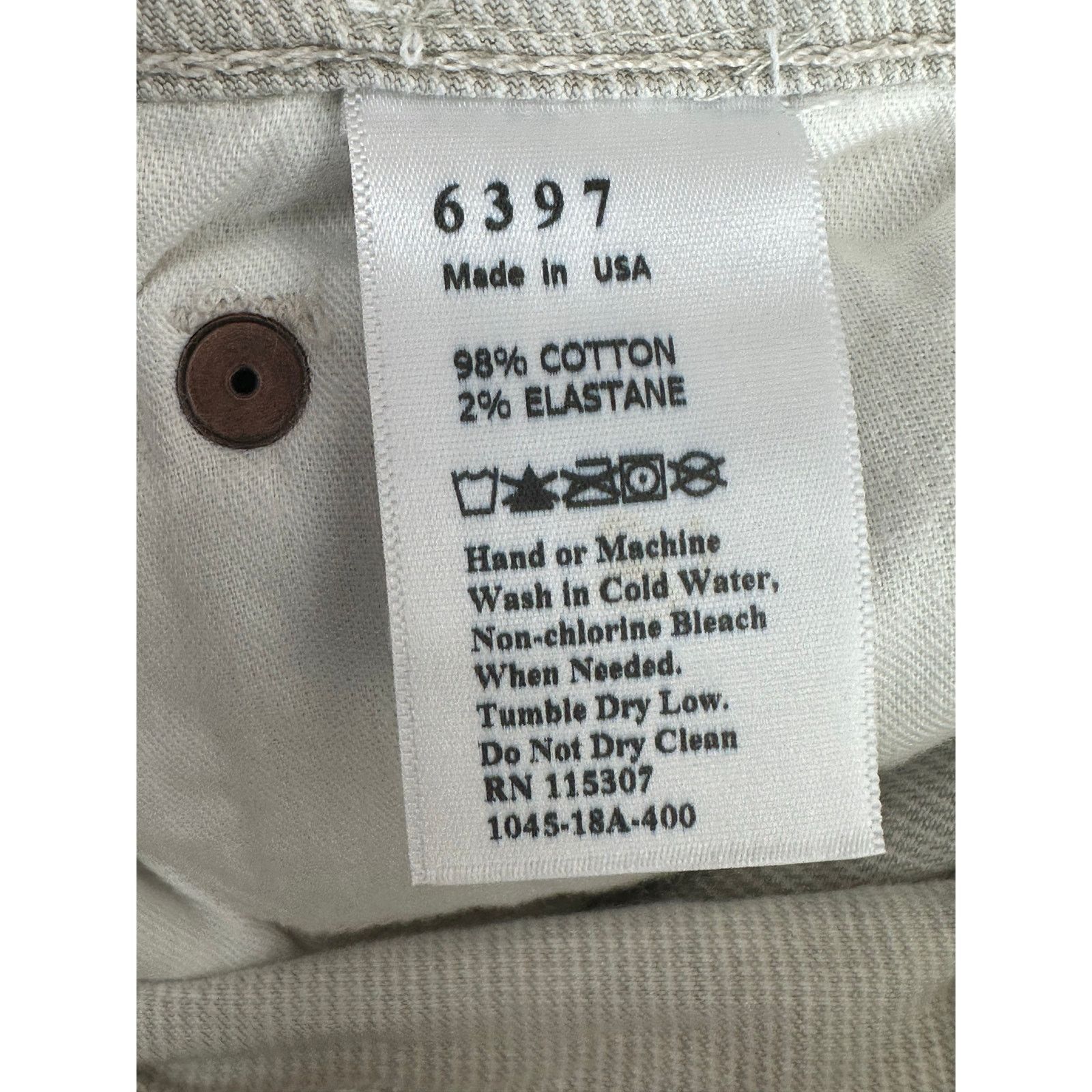 6397 6397 white stripe mini skinny cropped jeans size 24- 0 Size 25" / US 0 / IT 36 - 3 Thumbnail