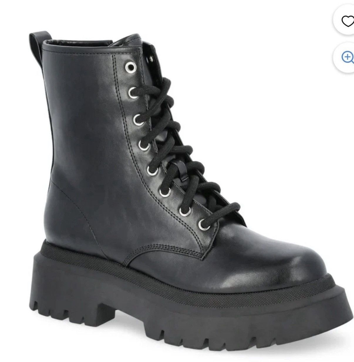 Other Tall Goth Zip Up Faux Leather Platform Boots Size US 8.5 / IT 38.5 - 1 Thumbnail
