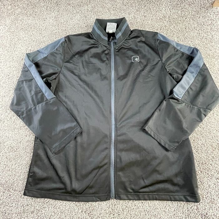 Vintage AND1 Jacket Mens Extra Large Black Lightweight Full Zip ...