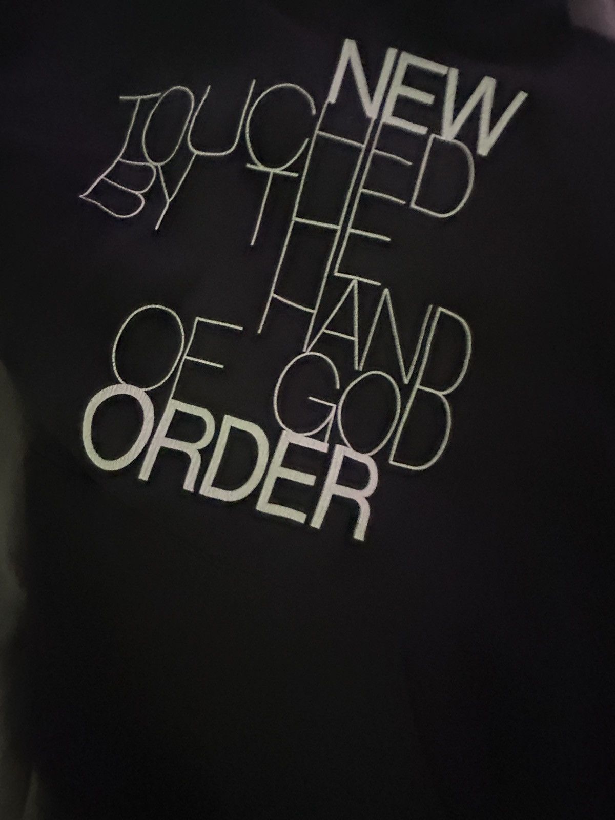 Raf Simons RAF Simons new order hand of god Size US M / EU 48-50 / 2 - 3 Thumbnail
