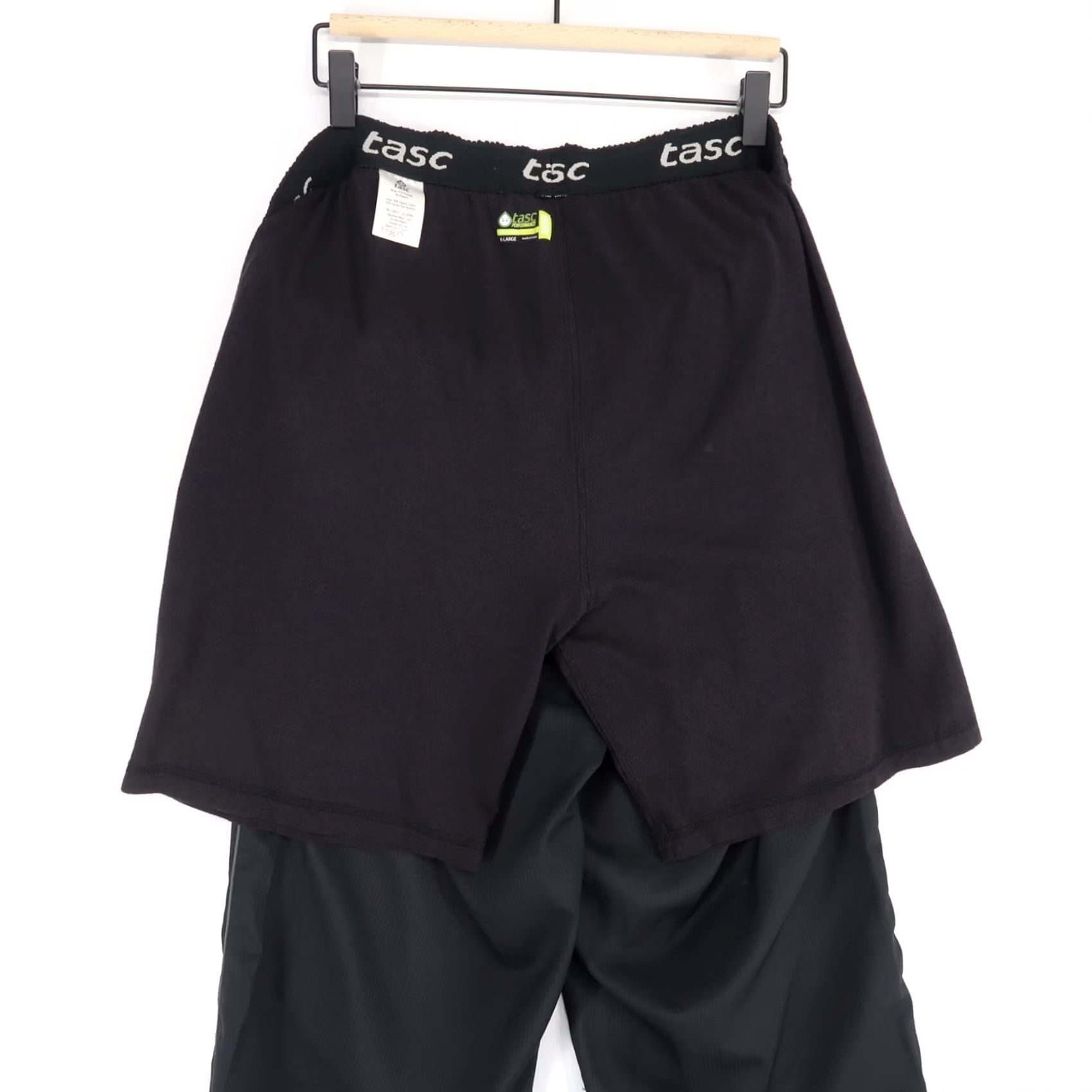 Vintage Tasc Performance Pants Mens XL Black Hybrid Ankle Zip Elastic Drawstring Bamboo Size US 36 / EU 52 - 5 Thumbnail