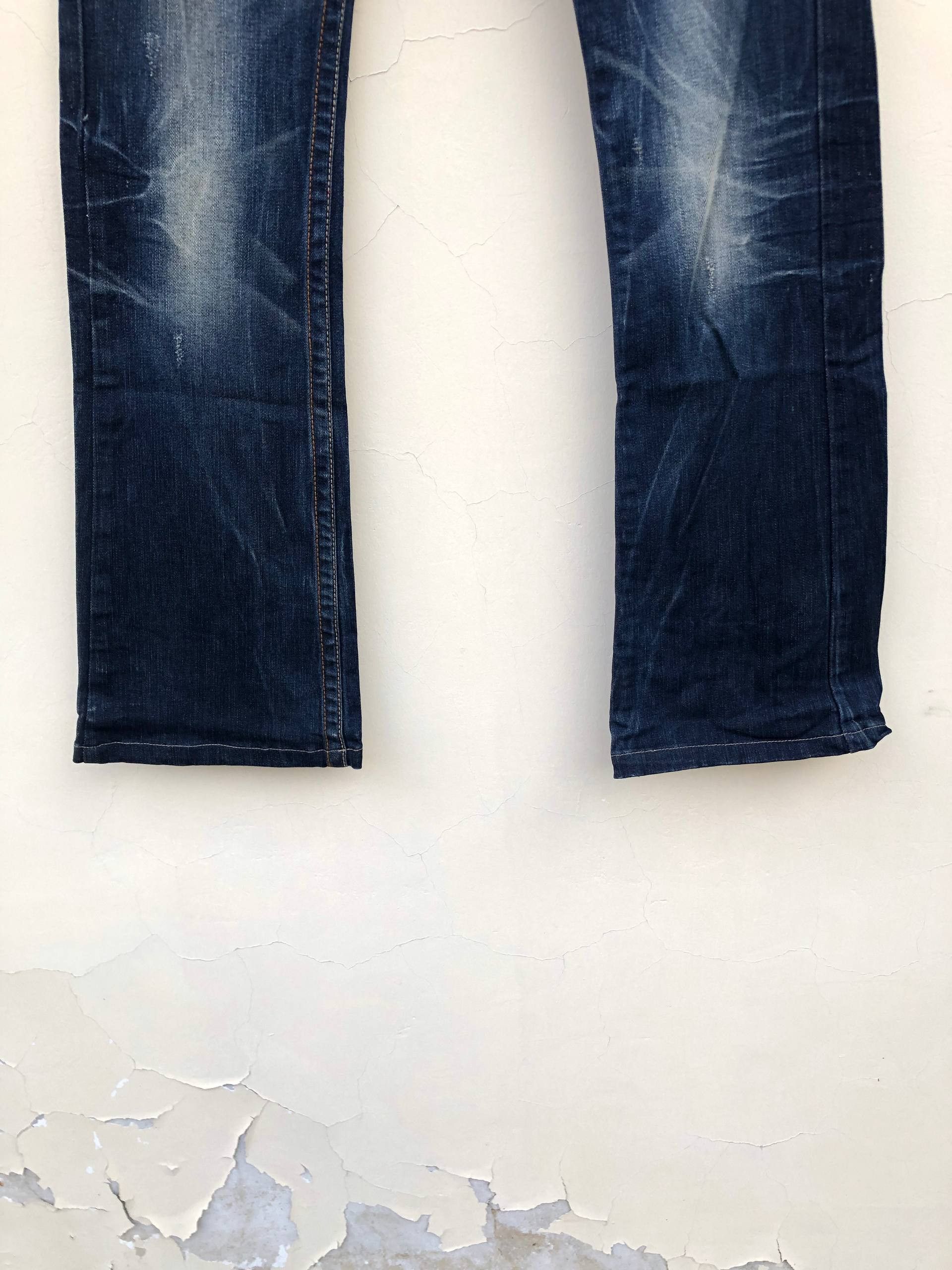 If Six Was Nine 2000s Fading Bootcut Flared Vkei Y2k Japanese Archive Size US 28 / EU 44 - 9 Thumbnail