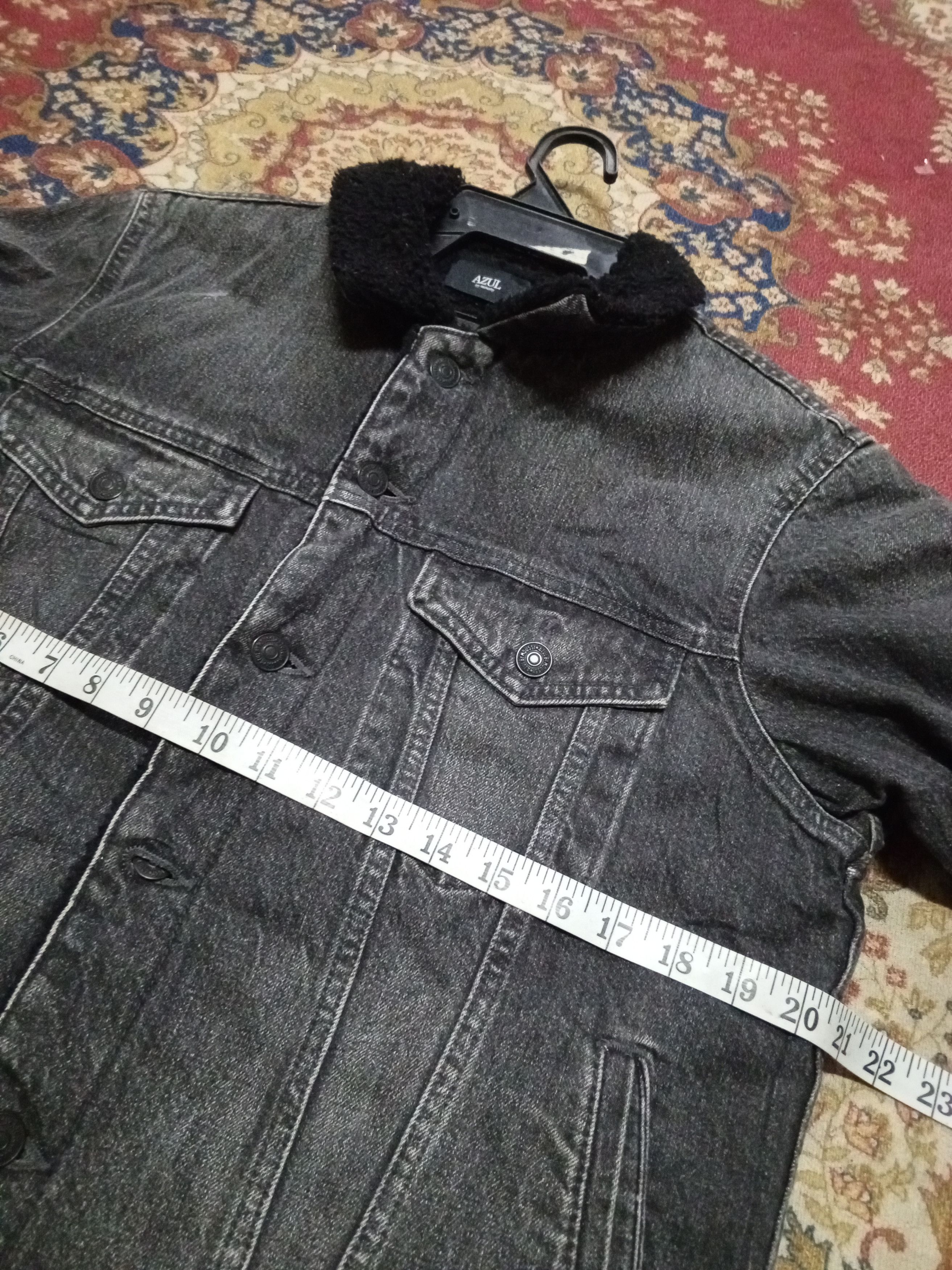 MOUSSY AZUL BY MOUSSY DENIM JACKET WOOL Size US L / EU 52-54 / 3 - 8 Thumbnail