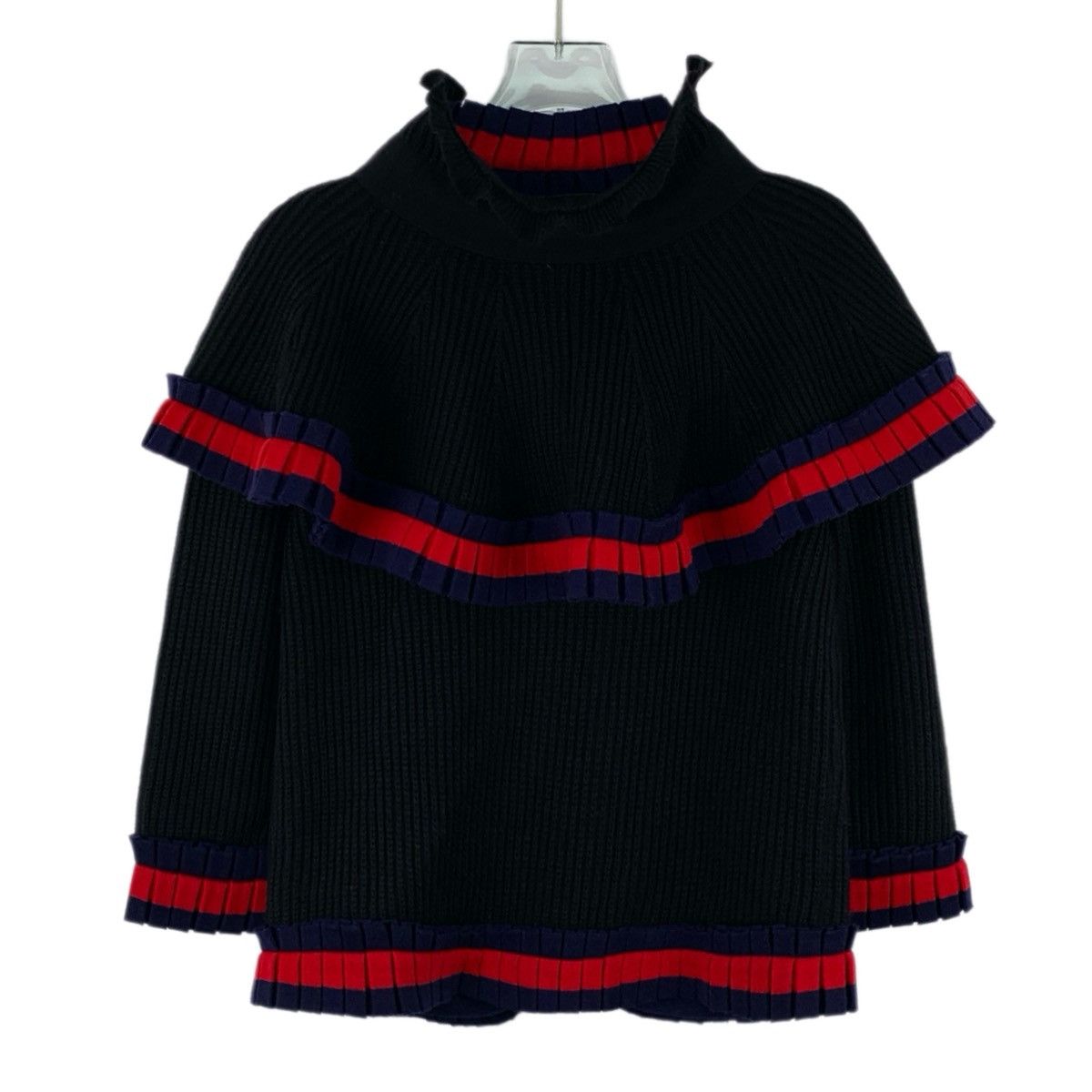 Gucci Gucci Black Lace Design Cotton Casual Knitted Set K26WX Size 26" / US 2 / IT 38 - 3 Thumbnail