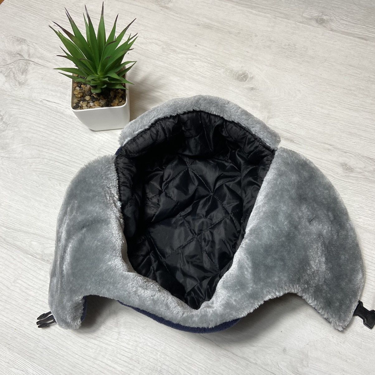 Hysteric Glamour 🔥 Vintage Y2K Tapper Fuzzy Mohair Fur Ushanka hat Size ONE SIZE - 4 Thumbnail